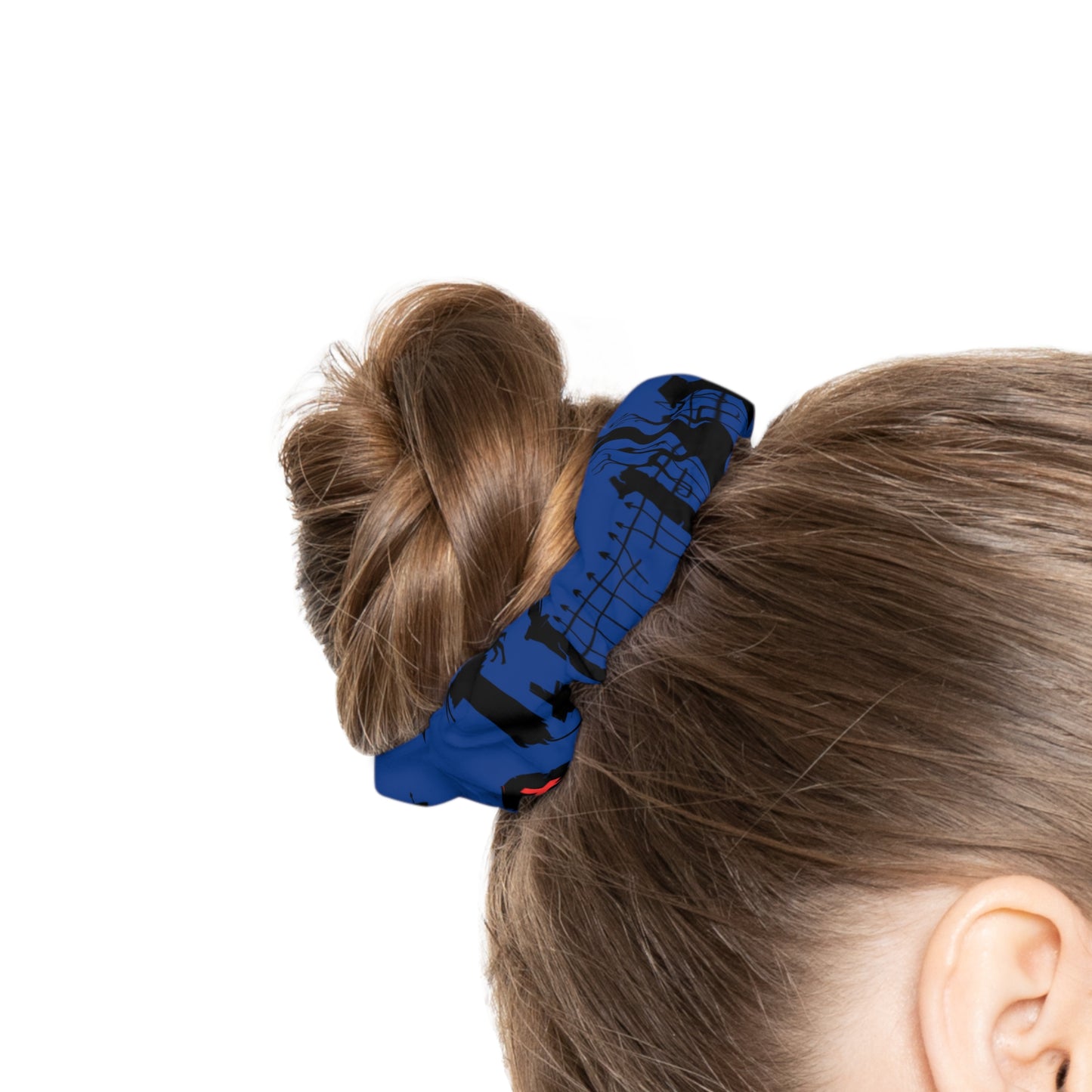 Windsor Wonders Dark Blue Graveyard Scrunchie