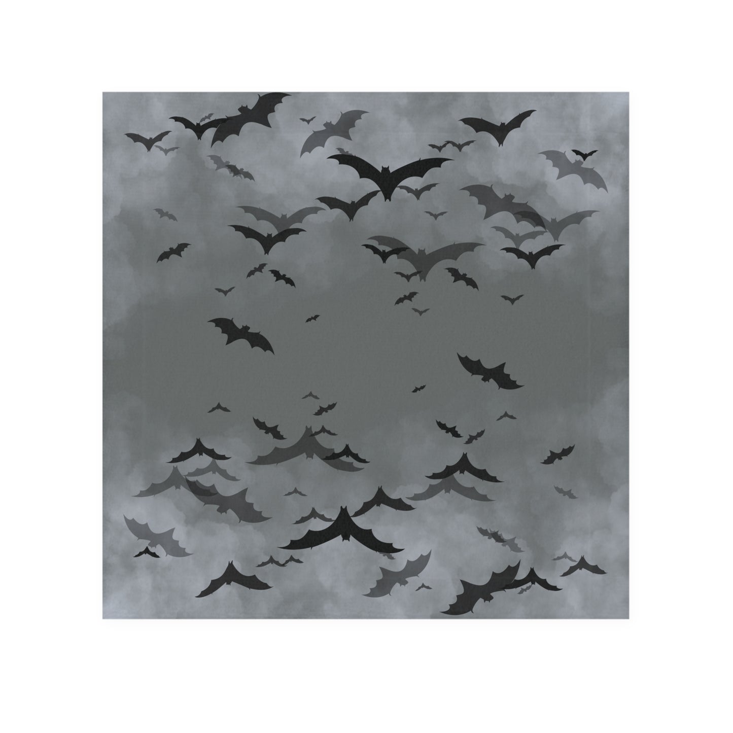 Windsor Wonders Bats Dark Grey Face Towel