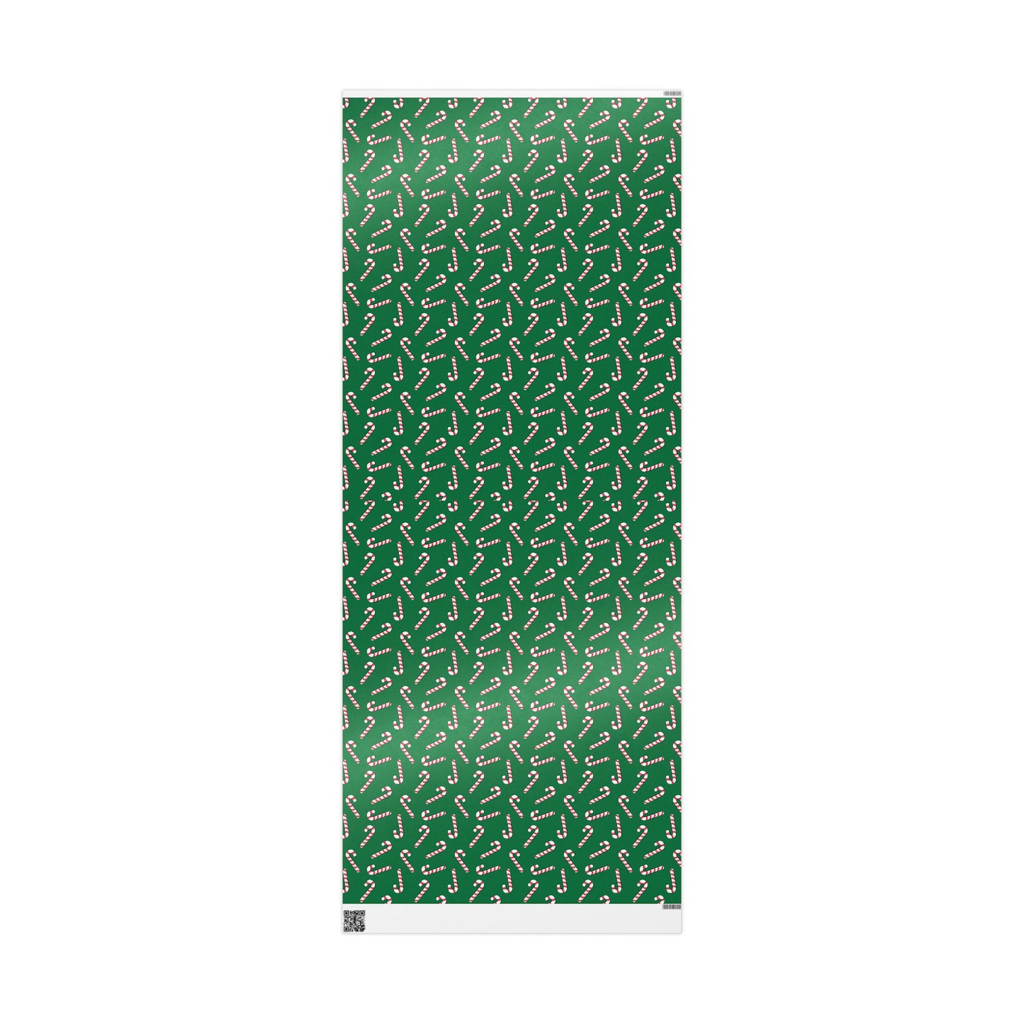 Dark Green Candy Cane Wrapping Papers