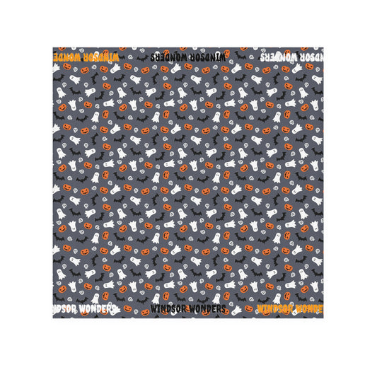 Windsor Wonders Dark Grey Halloween Face Towel
