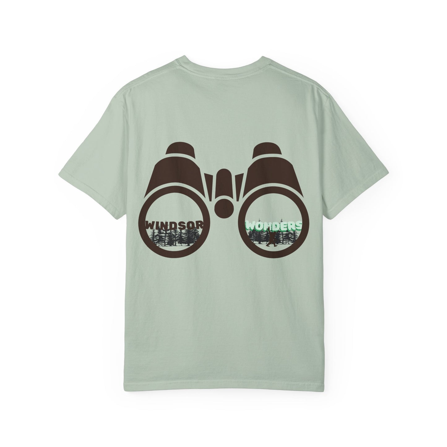 Unisex Windsor Wonders Back Binoculars T-Shirt, Nature Lover Gift, Outdoor Adventure Tee, Gift for Her, Hiking Shirt, Summer Casual Wear