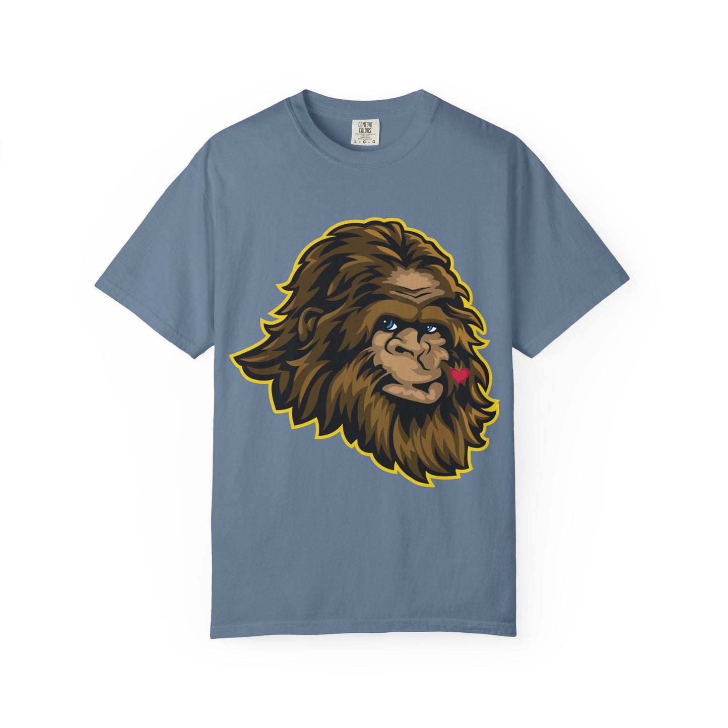 Sasquatch Kisses T-Shirt, Unisex Graphic Tee, Wild Animal Shirt, Nature Lover Gift, Unique Casual Wear, Funny Big Foot T-Shirt