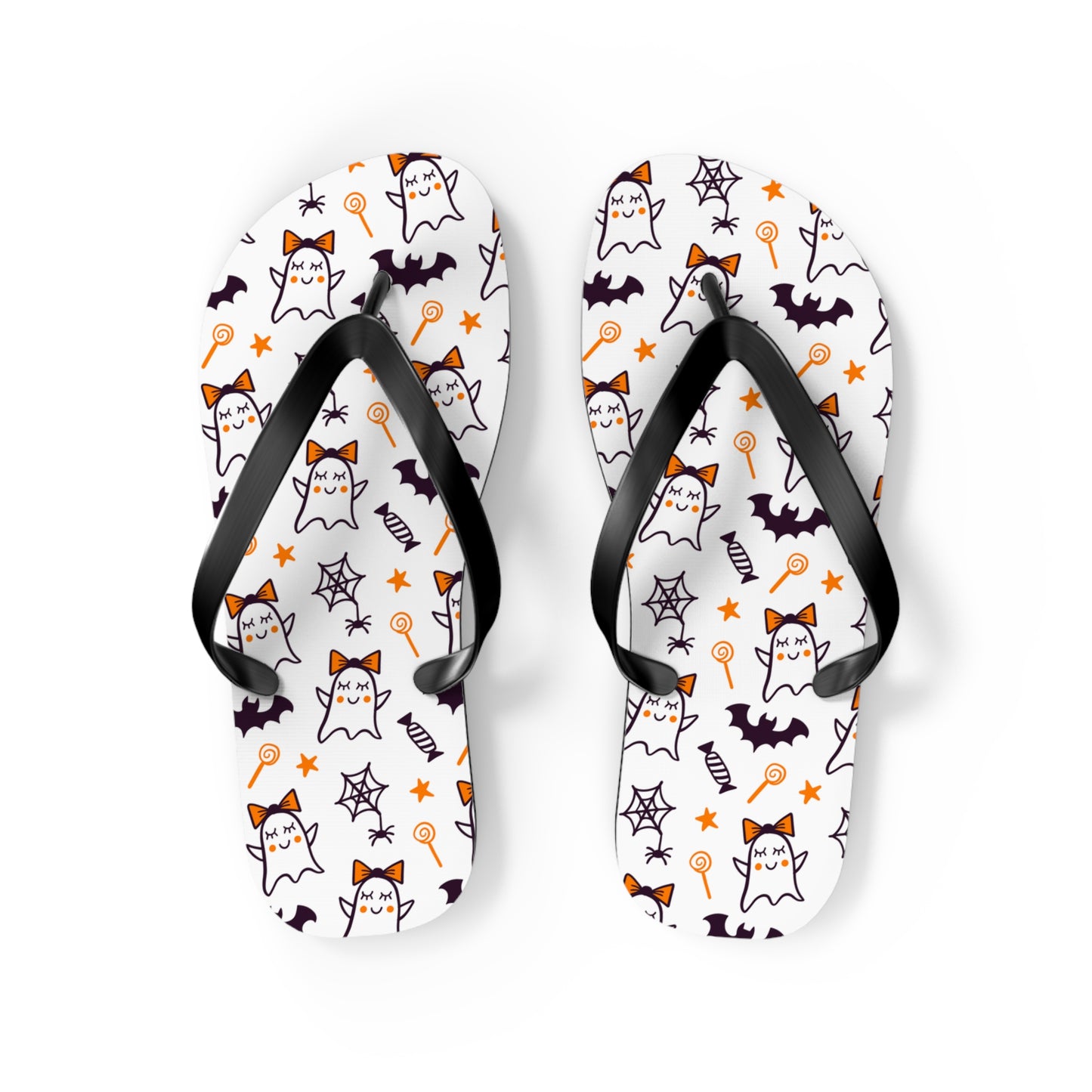 Windsor Wonders Cute Ghosts Halloween Flip Flops