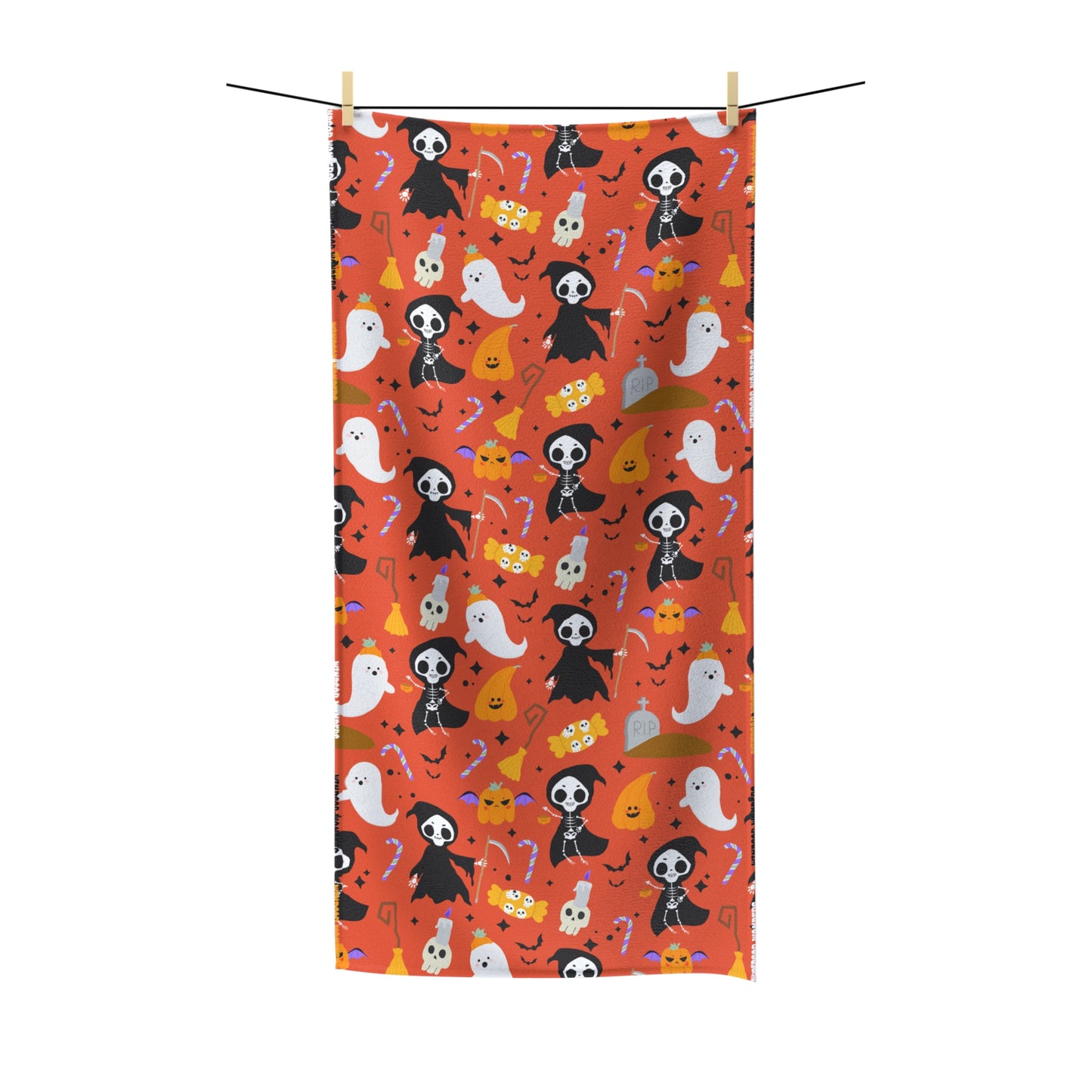 Windsor Wonders Reaper Halloween Polycotton Towel