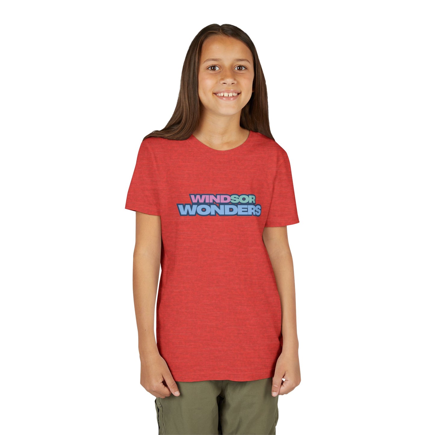 Windsor Wonders Youth Short Sleeve Tee - 'Windsor Wonders' Graphic T-Shirt, Fun Summer Wear, Gift for Kids, Adventure Apparel, Family Outing