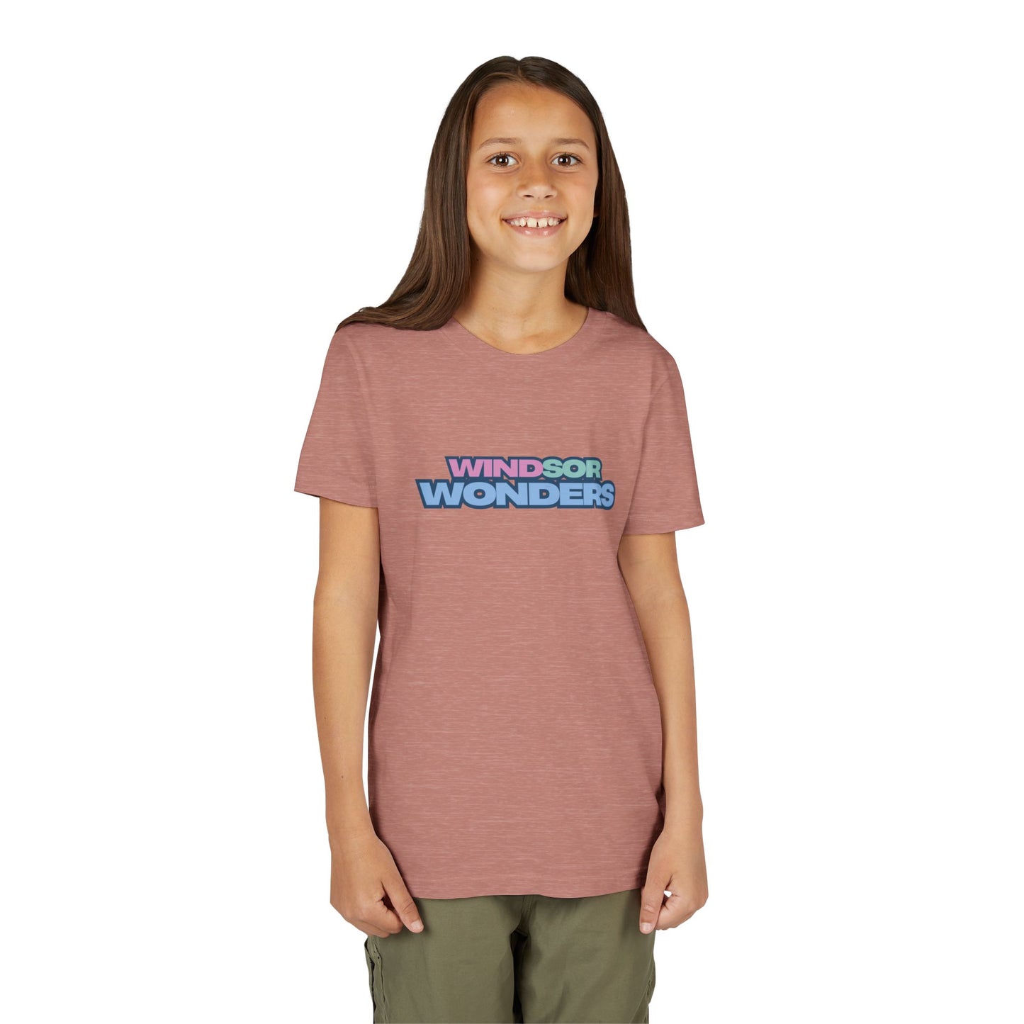 Windsor Wonders Youth Short Sleeve Tee - 'Windsor Wonders' Graphic T-Shirt, Fun Summer Wear, Gift for Kids, Adventure Apparel, Family Outing