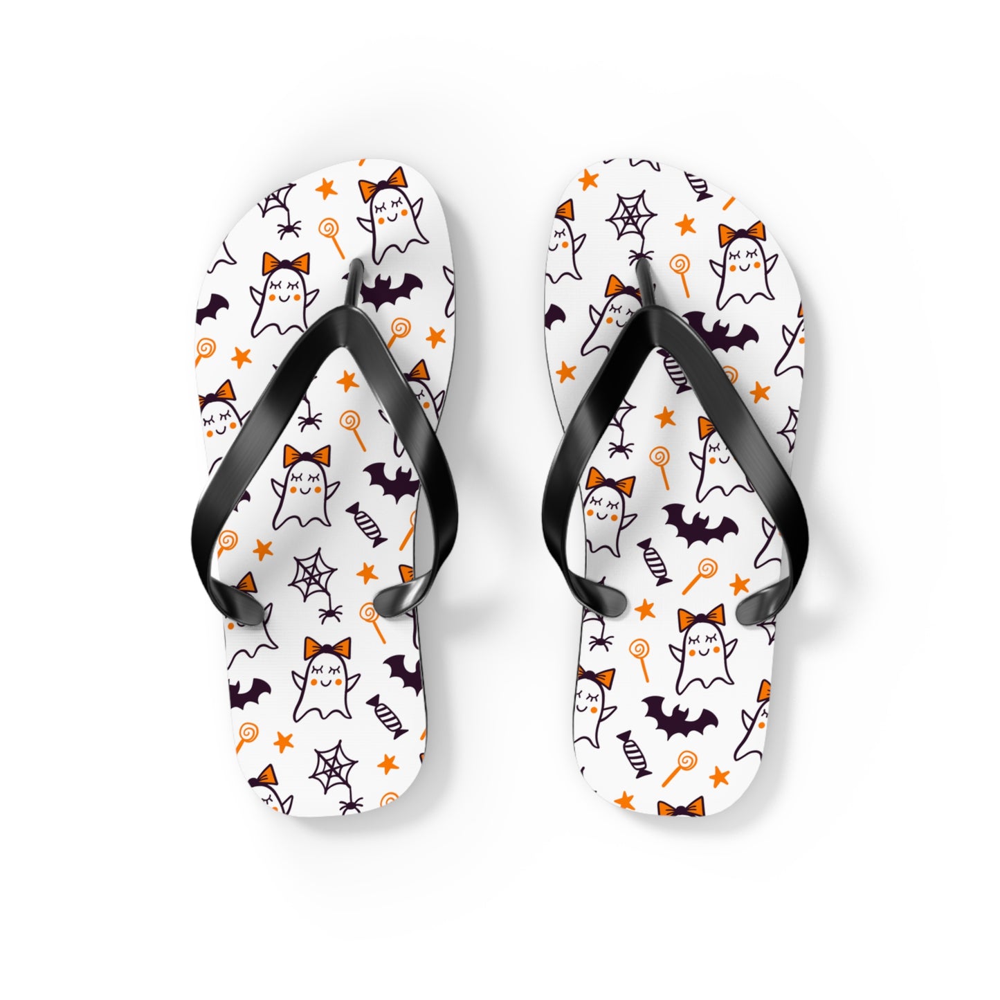 Windsor Wonders Cute Ghosts Halloween Flip Flops