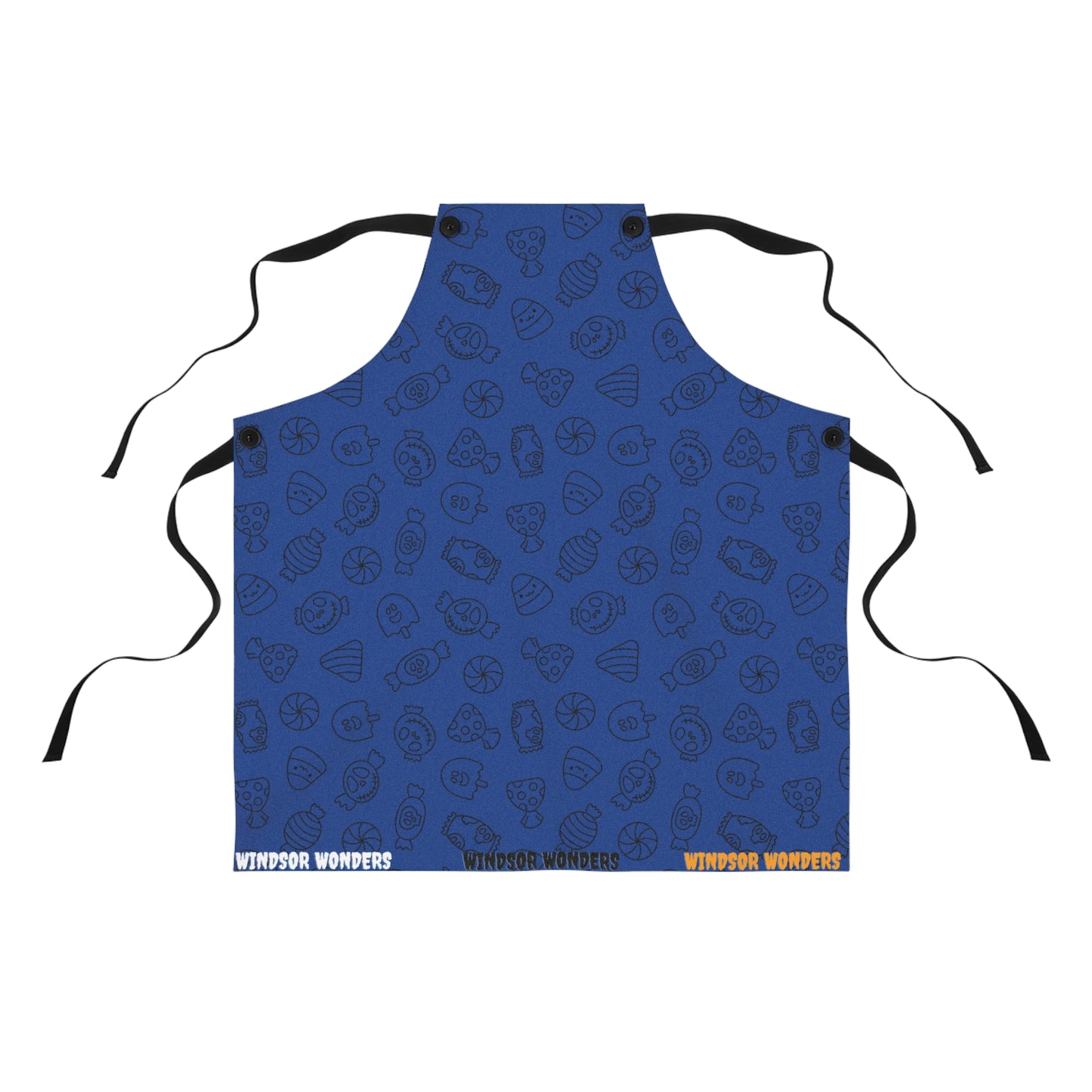 Windsor Wonders Dark Blue Halloween Candy Apron (AOP)