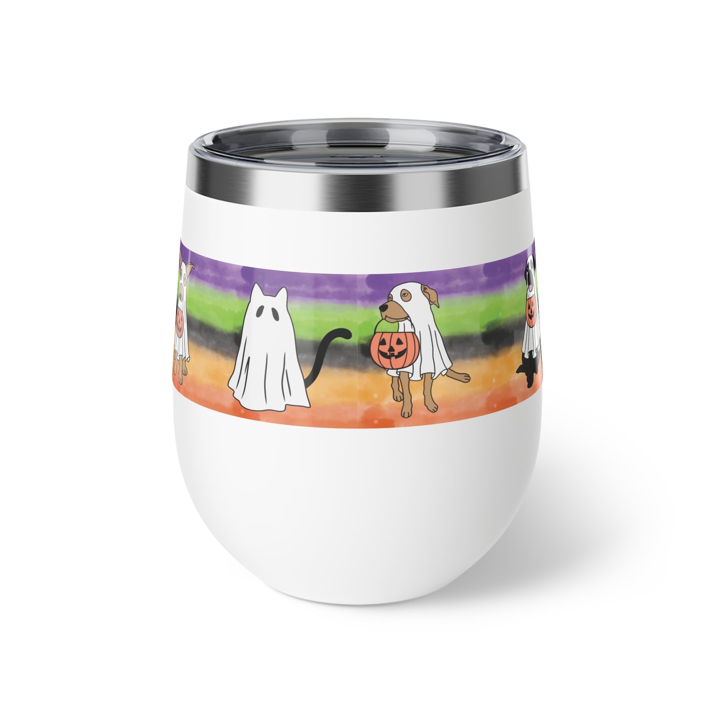 Windsor Wonders Ghost Dogs Copper Vacuum Insulated Cup, 12oz