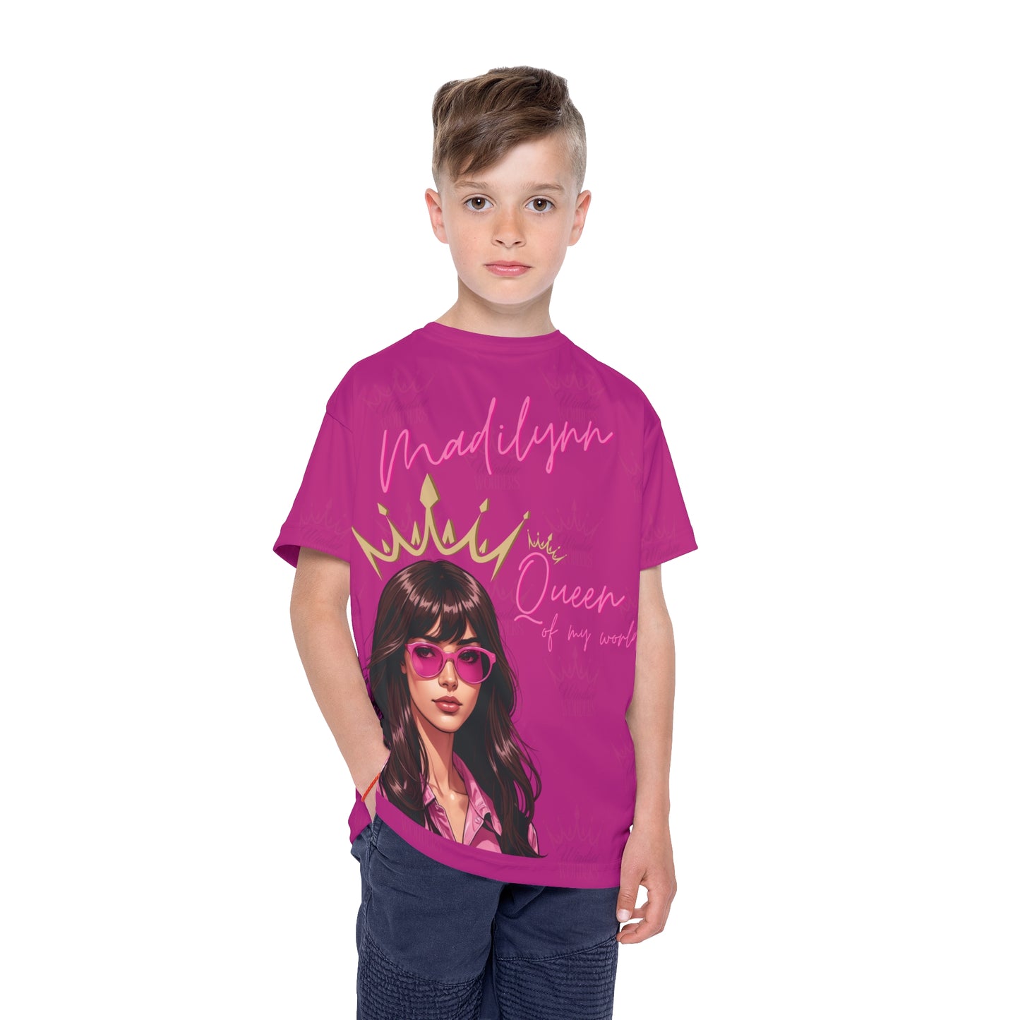 Kids Madilynn Jersey, Customizable Sports Top, Fun Jersey for Girls, Personalized Athletic Shirt, Birthday Gift for Kids, Activewear