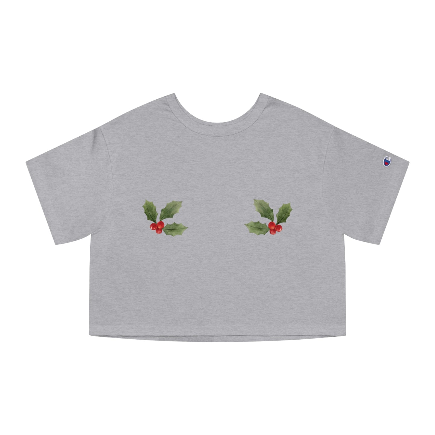 Windsor Wonders Holly Berries Champion Women's Heritage Cropped T-Shirt