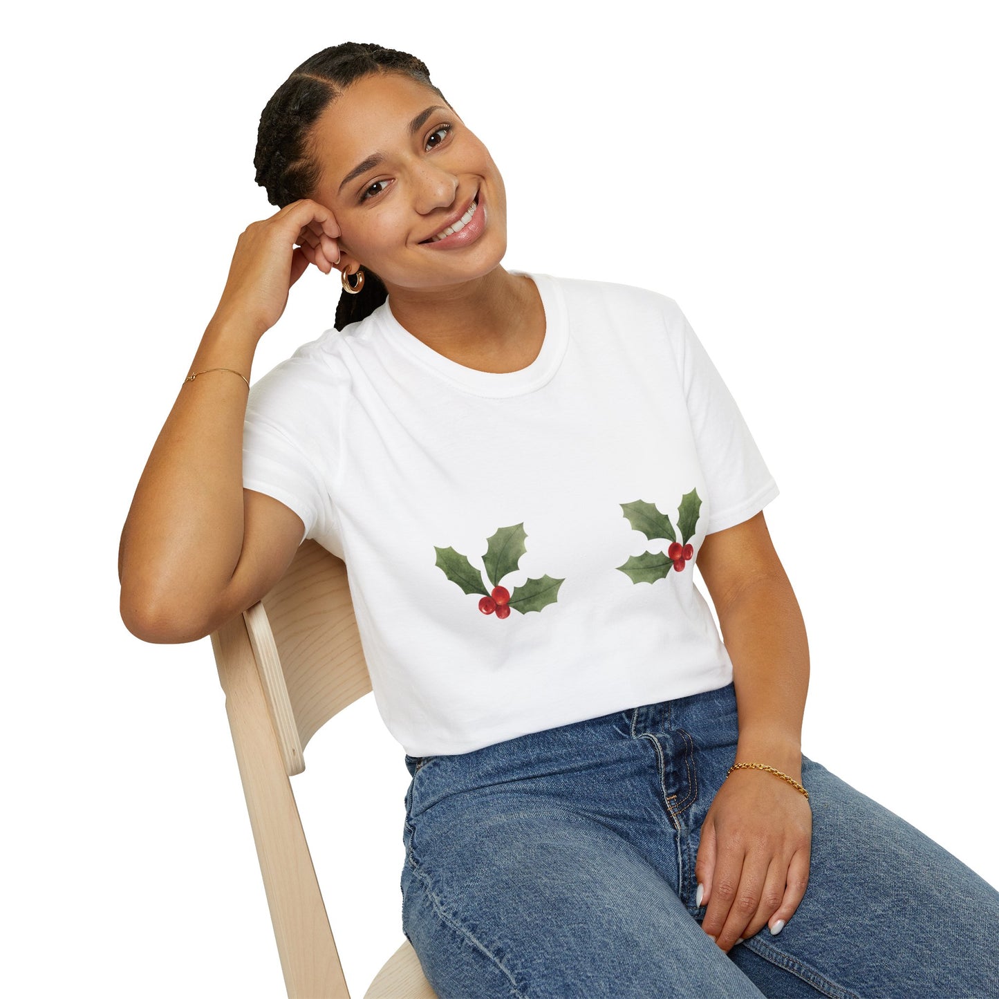 Windsor Wonders Holly Berries Unisex Softstyle T-Shirt