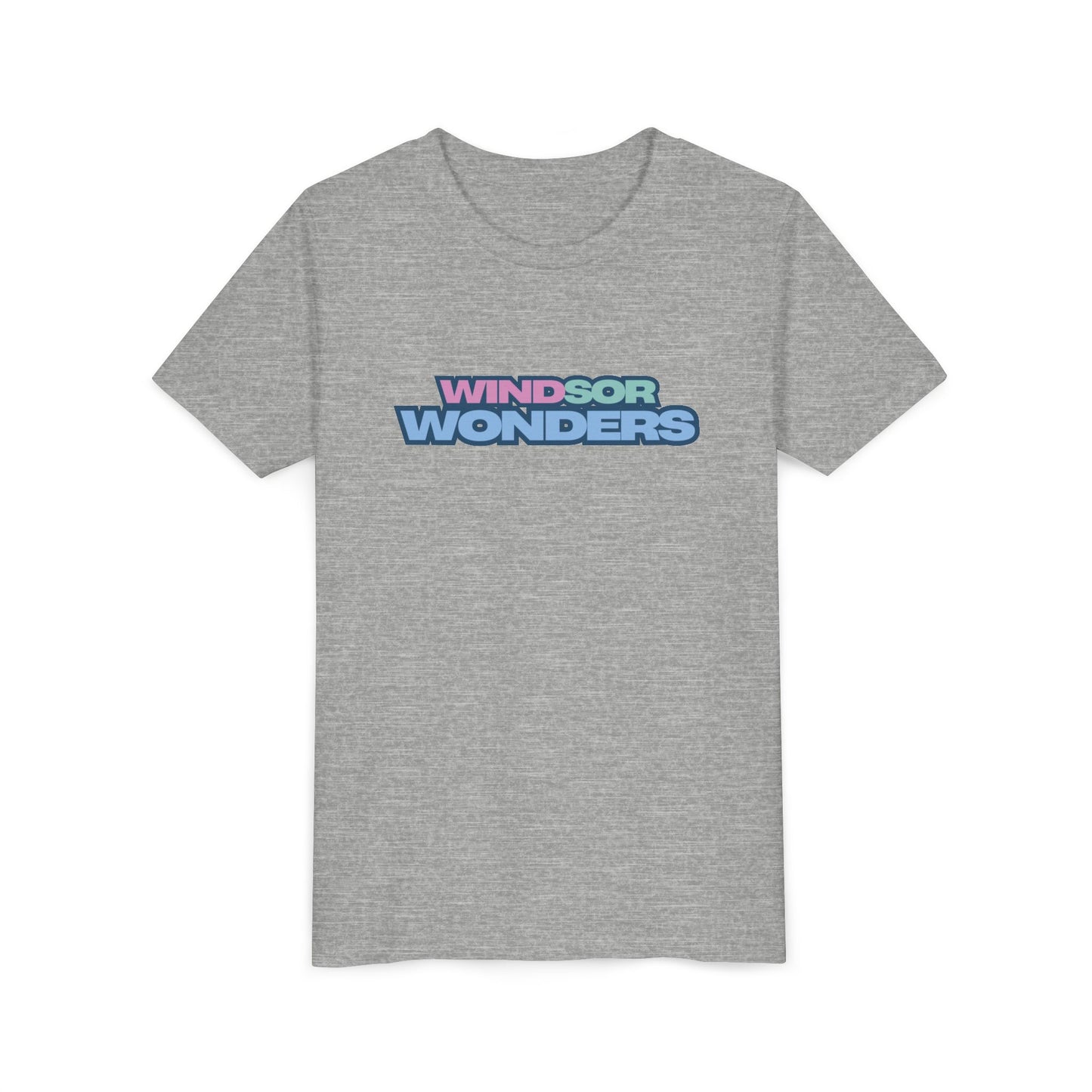 Windsor Wonders Youth Short Sleeve Tee - 'Windsor Wonders' Graphic T-Shirt, Fun Summer Wear, Gift for Kids, Adventure Apparel, Family Outing
