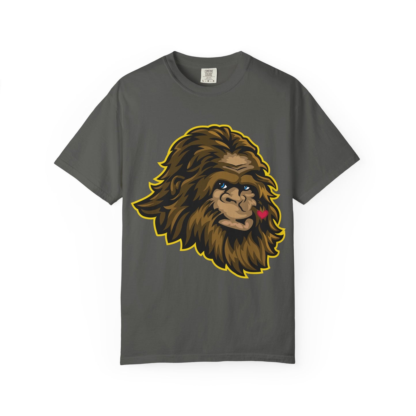 Sasquatch Kisses T-Shirt, Unisex Graphic Tee, Wild Animal Shirt, Nature Lover Gift, Unique Casual Wear, Funny Big Foot T-Shirt