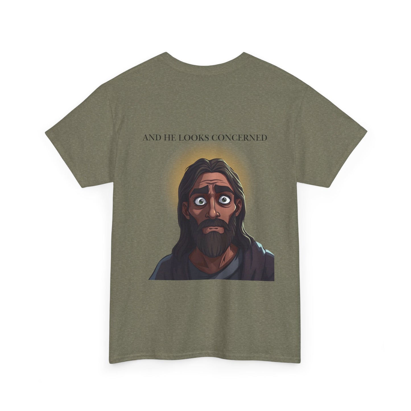 Funny Religious T-Shirt, Jesus is Watching Tee, Humorous Christian Apparel, Gift for Believers, Unique Faith-Based Clothing