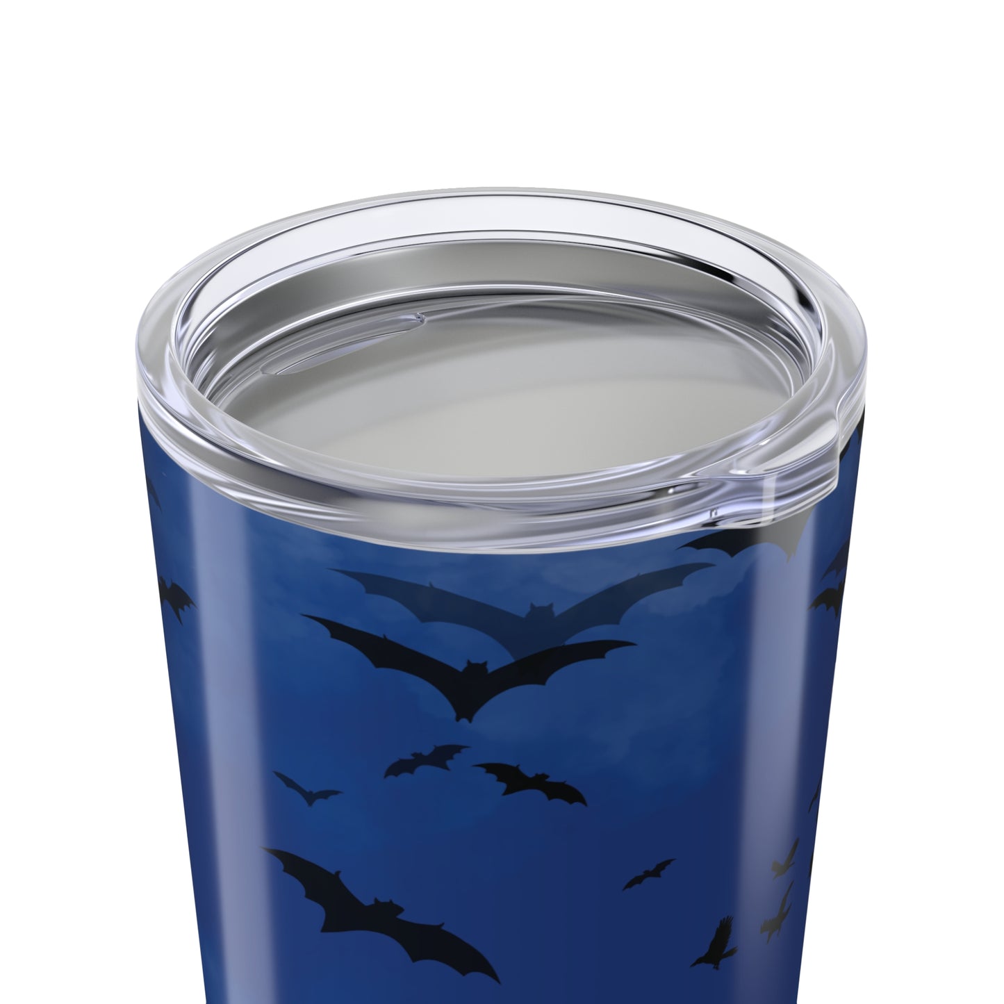 Dark Blue Graveyard Halloween Tumbler 20oz