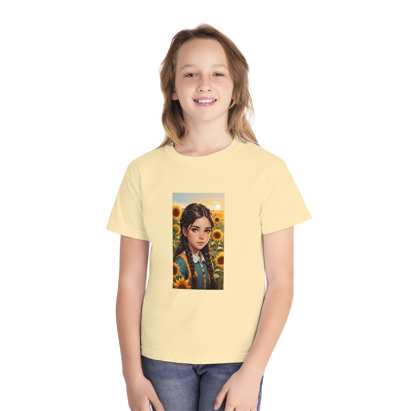 Windsor Wonders Addi Sunflower Youth Midweight Tee