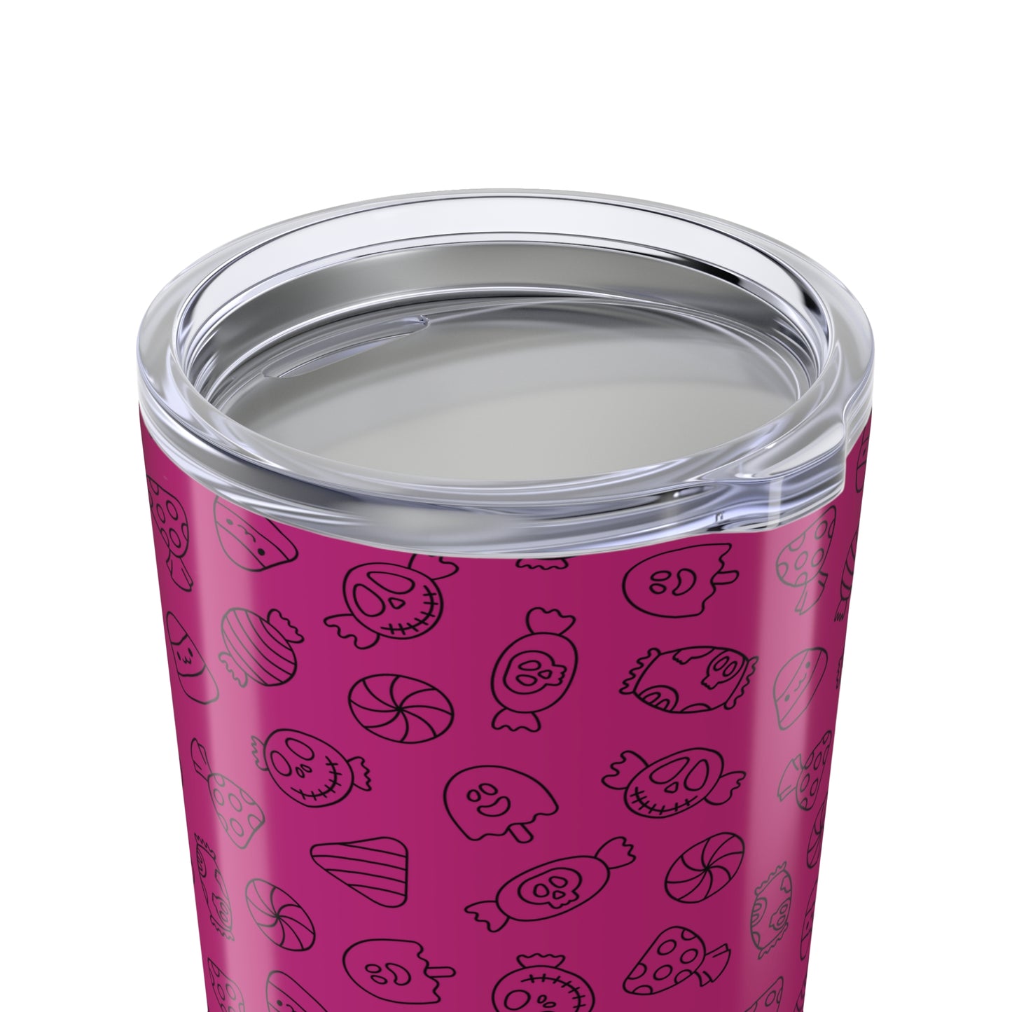 Pink Halloween Candy Tumbler 20oz