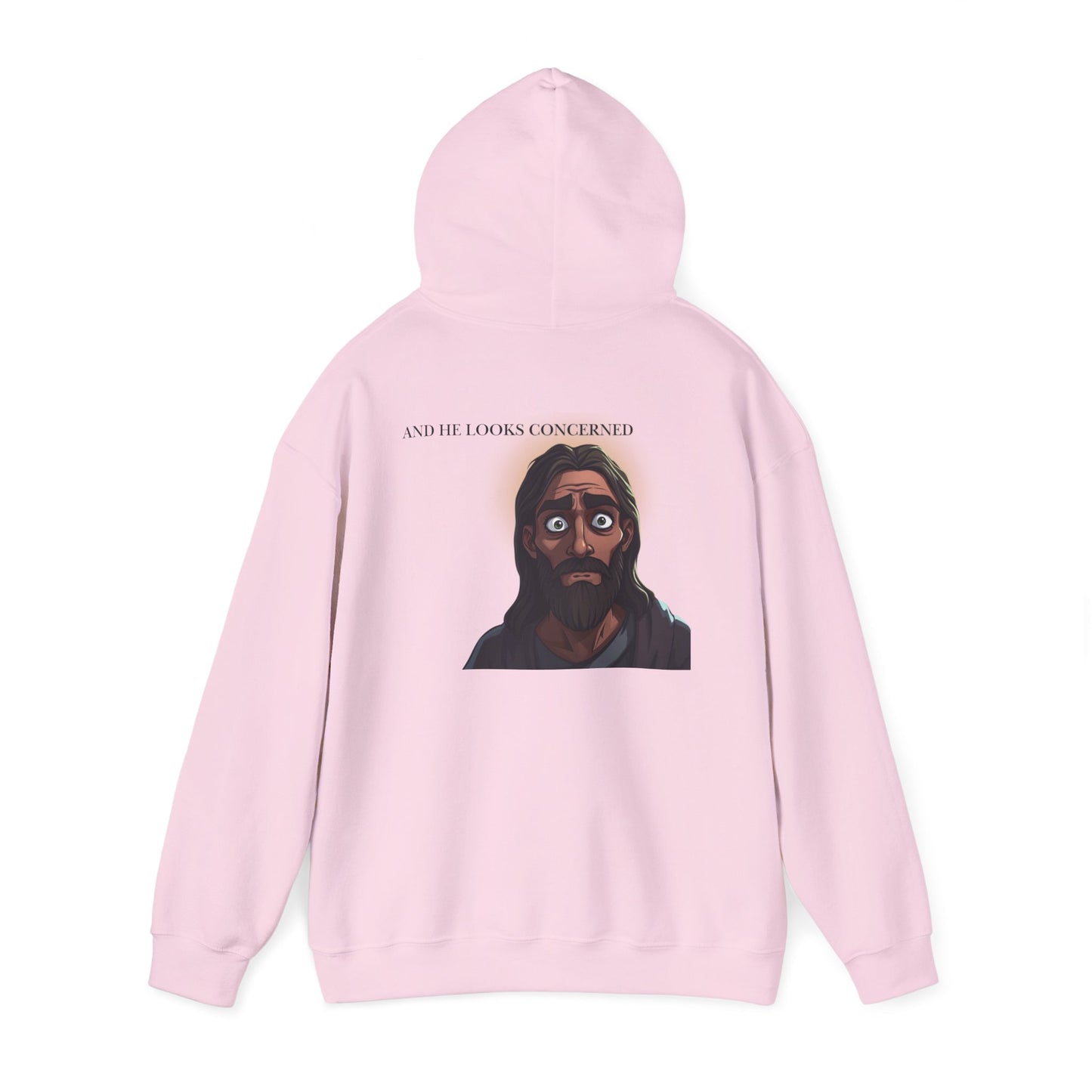 Jesus is Watching Hoodie | Unisex Heavy Blend Sweatshirt, Humorous Christian Apparel, Religious Gift, Casual Wear, Unique Streetwear