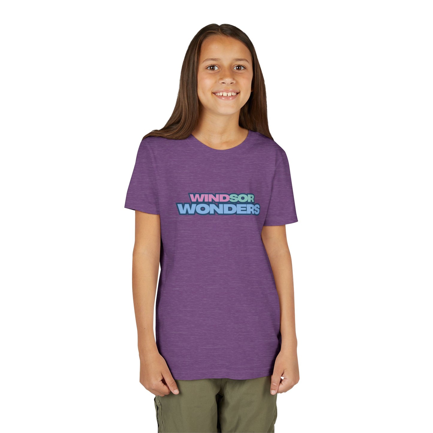 Windsor Wonders Youth Short Sleeve Tee - 'Windsor Wonders' Graphic T-Shirt, Fun Summer Wear, Gift for Kids, Adventure Apparel, Family Outing