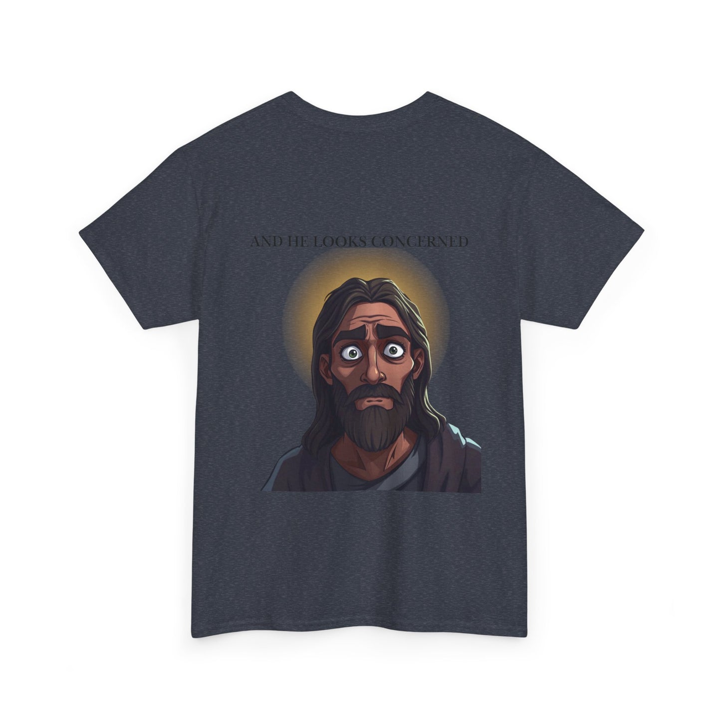 Funny Religious T-Shirt, Jesus is Watching Tee, Humorous Christian Apparel, Gift for Believers, Unique Faith-Based Clothing