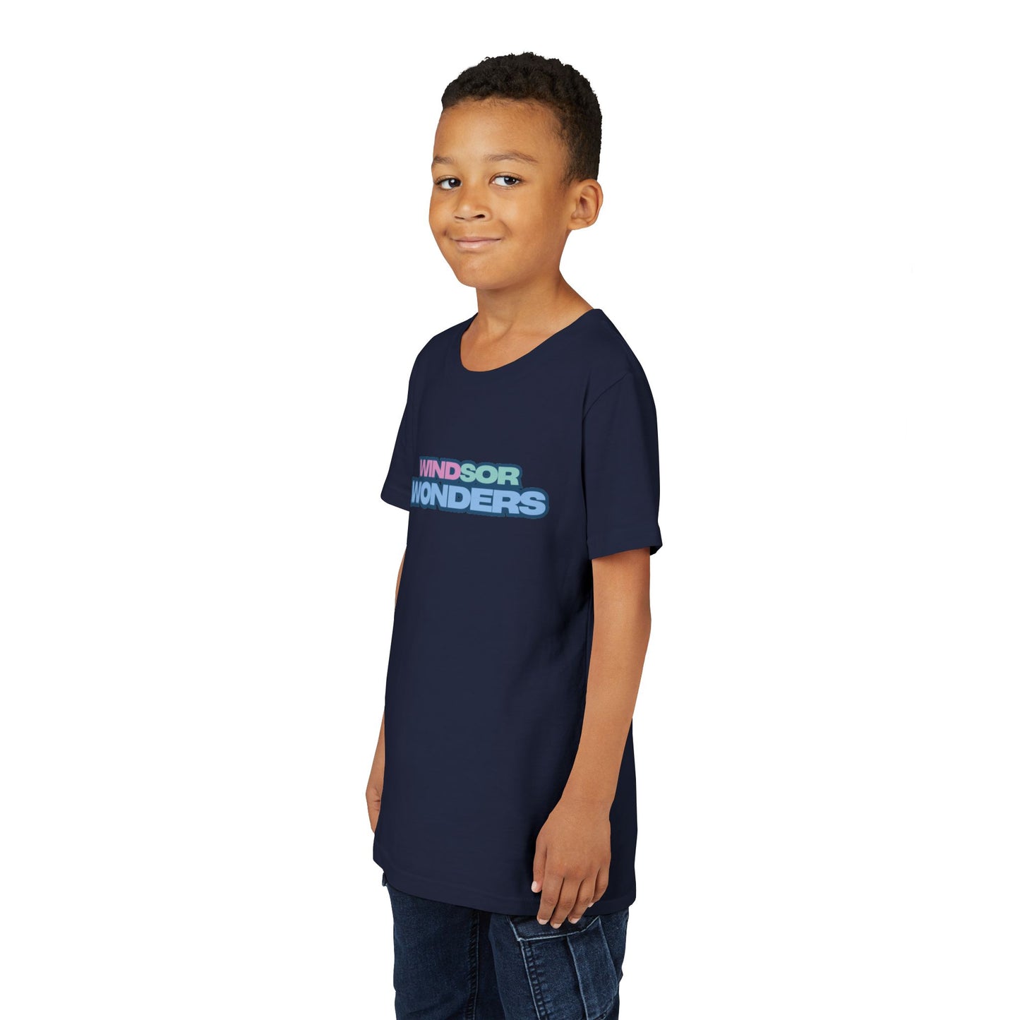 Windsor Wonders Youth Short Sleeve Tee - 'Windsor Wonders' Graphic T-Shirt, Fun Summer Wear, Gift for Kids, Adventure Apparel, Family Outing