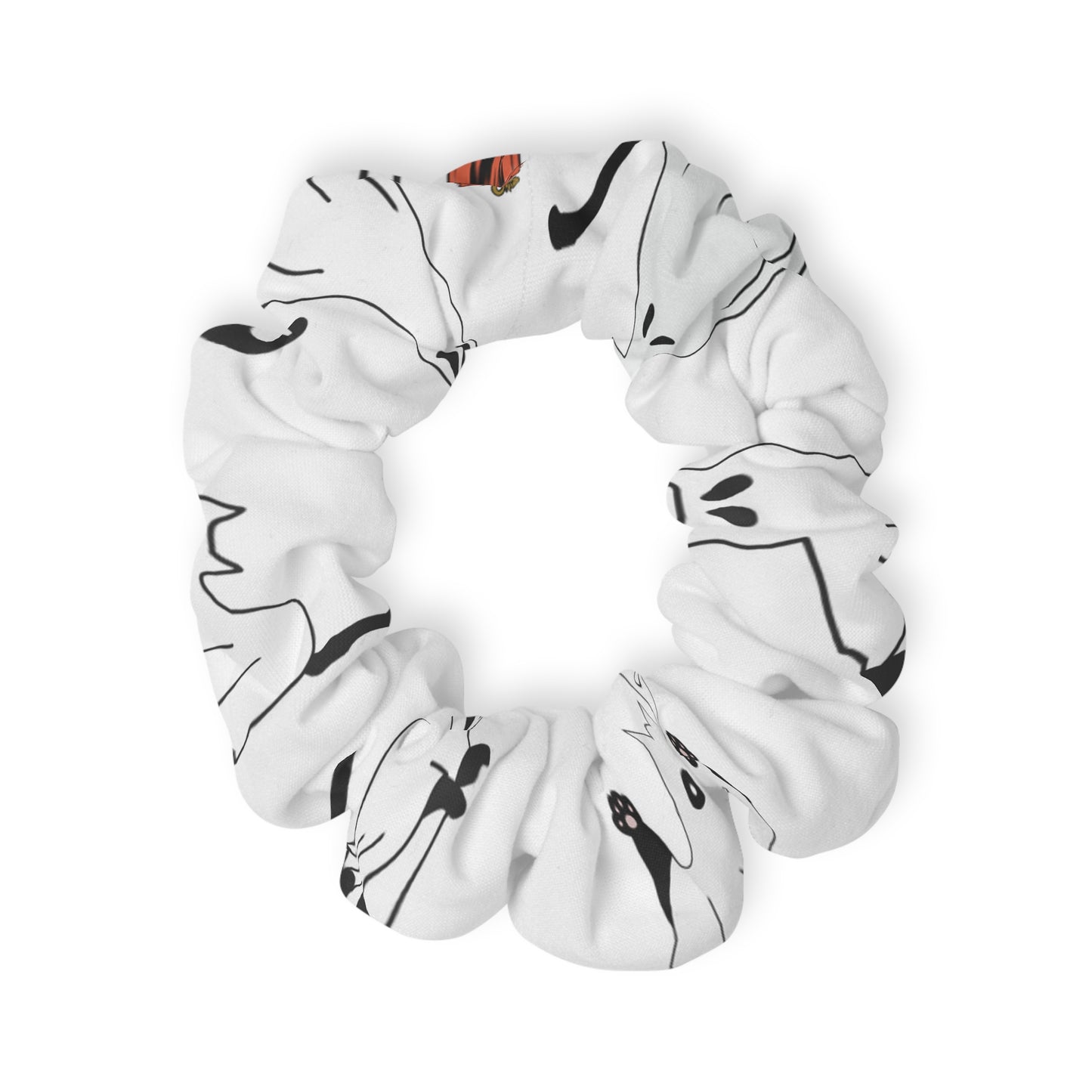 Windsor Wonders Ghost Cats White Scrunchie