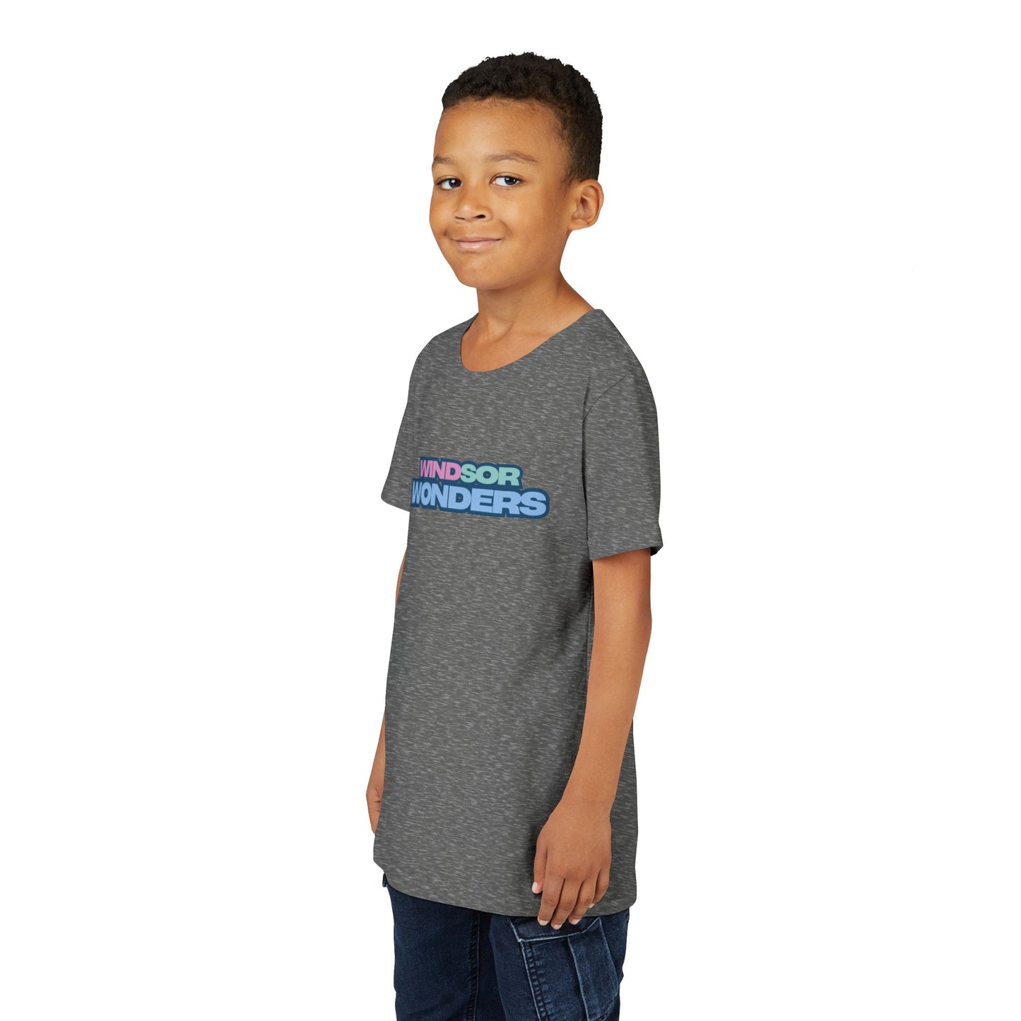 Windsor Wonders Youth Short Sleeve Tee - 'Windsor Wonders' Graphic T-Shirt, Fun Summer Wear, Gift for Kids, Adventure Apparel, Family Outing