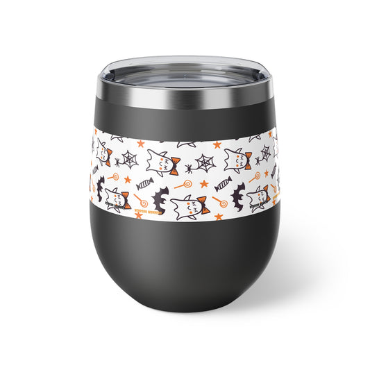 Windsor Wonders Cute Ghosts Halloween Copper Vacuum Insulated Cup, 12oz