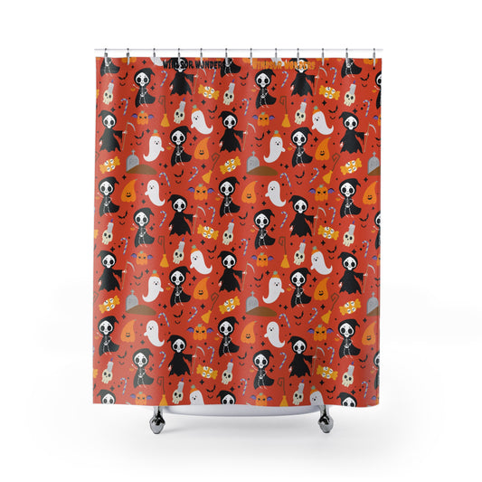 Windsor Wonders Reaper Halloween Shower Curtain
