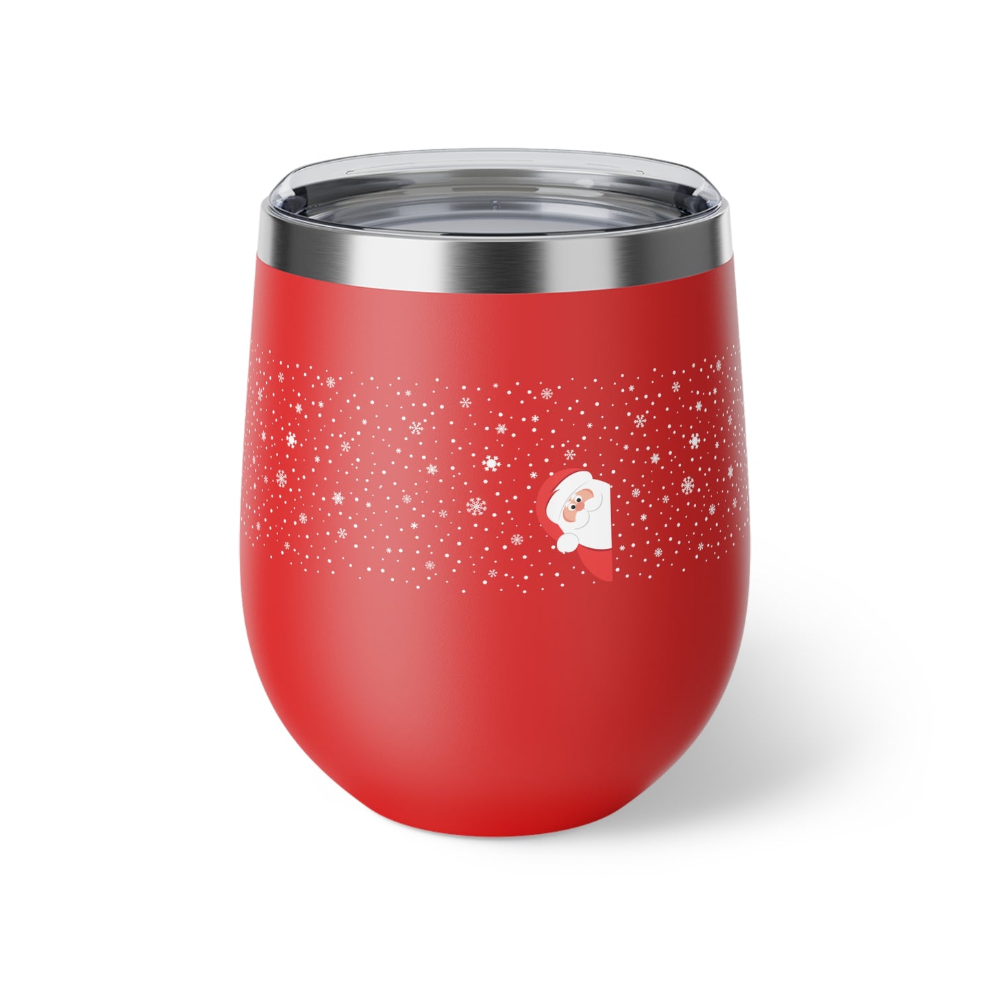 Santa's Watching Copper Vacuum Insulated Cup, 12oz