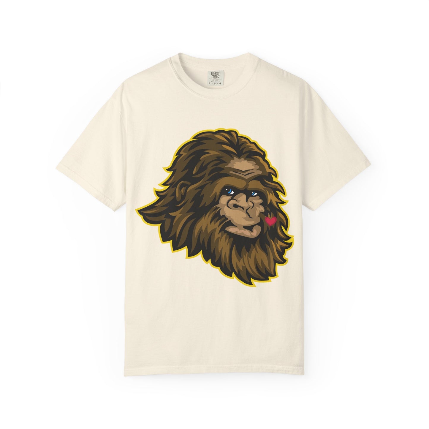 Sasquatch Kisses T-Shirt, Unisex Graphic Tee, Wild Animal Shirt, Nature Lover Gift, Unique Casual Wear, Funny Big Foot T-Shirt