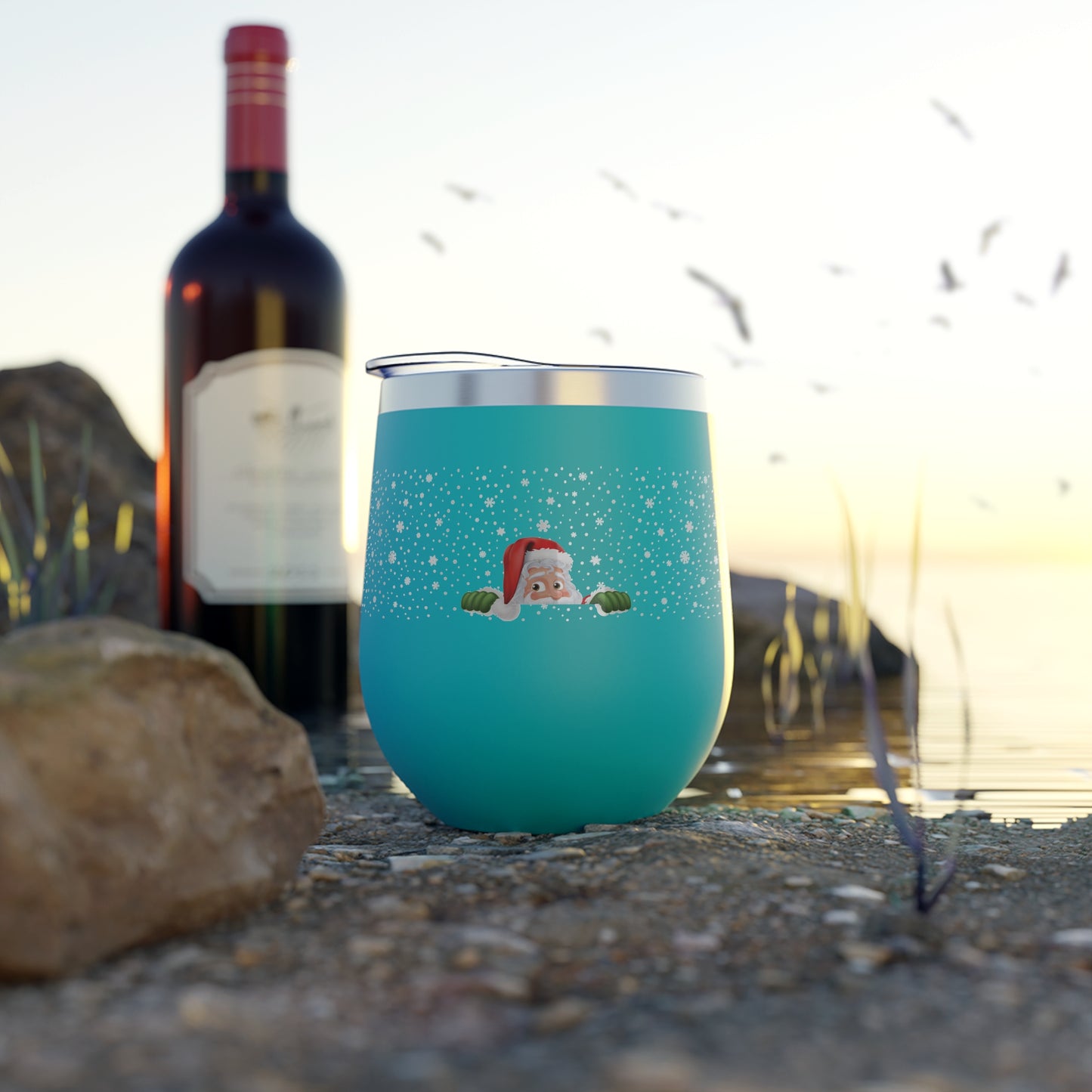 Santa Copper Vacuum Insulated Cup, 12oz