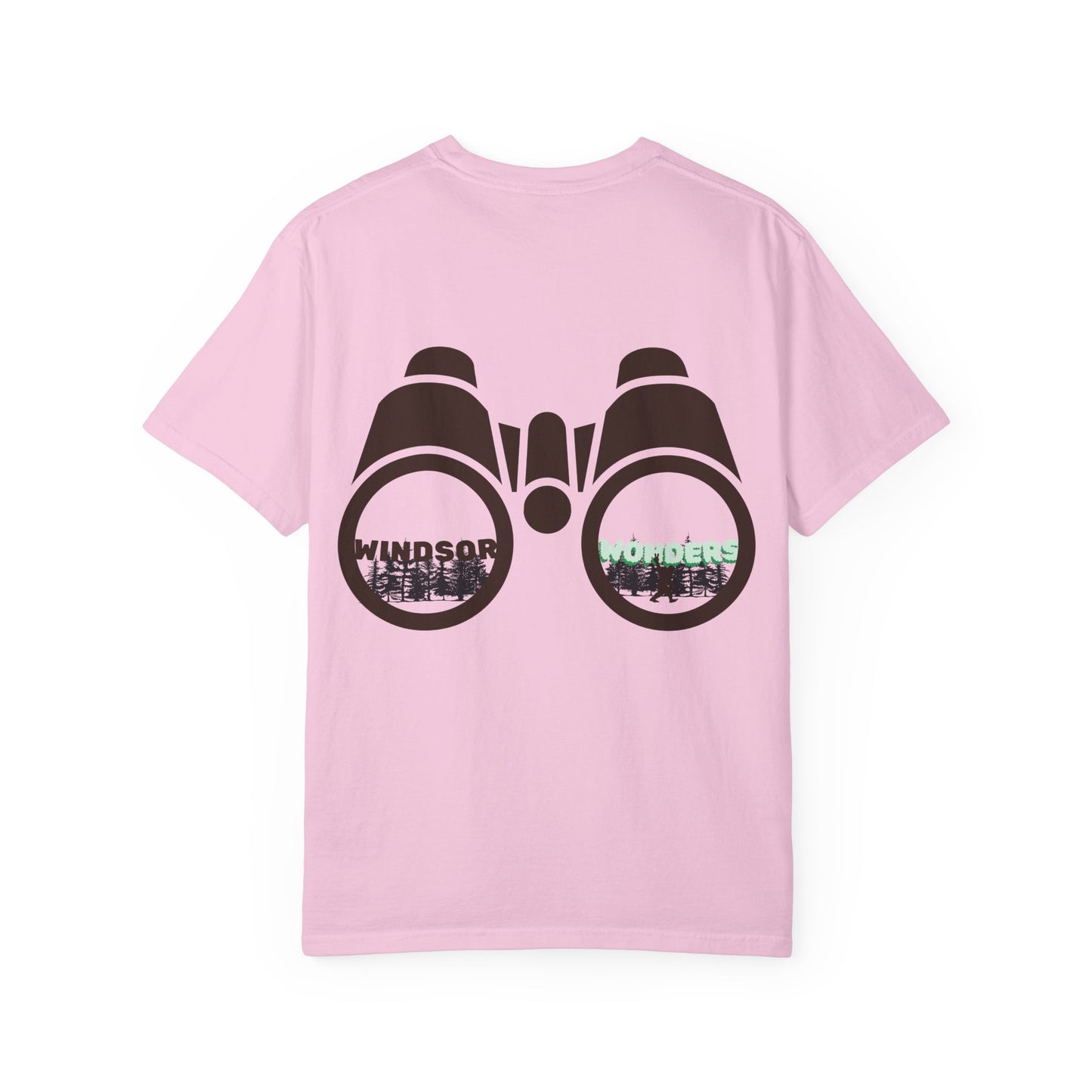 Unisex Windsor Wonders Back Binoculars T-Shirt, Nature Lover Gift, Outdoor Adventure Tee, Gift for Her, Hiking Shirt, Summer Casual Wear