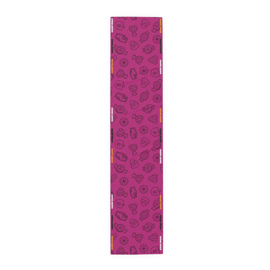 Windsor Wonders Pink Halloween Candy Table Runner