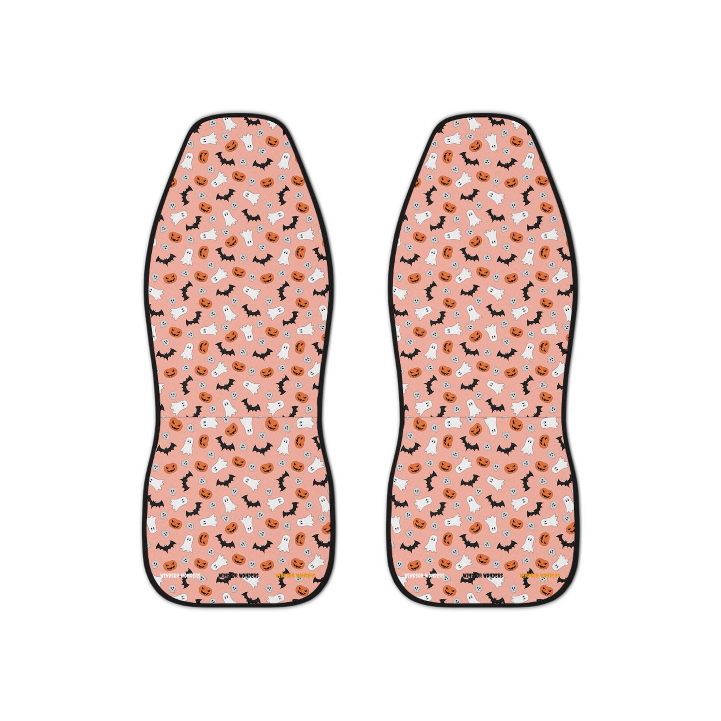 Windsor Wonders Orange Halloween Car Seat Covers