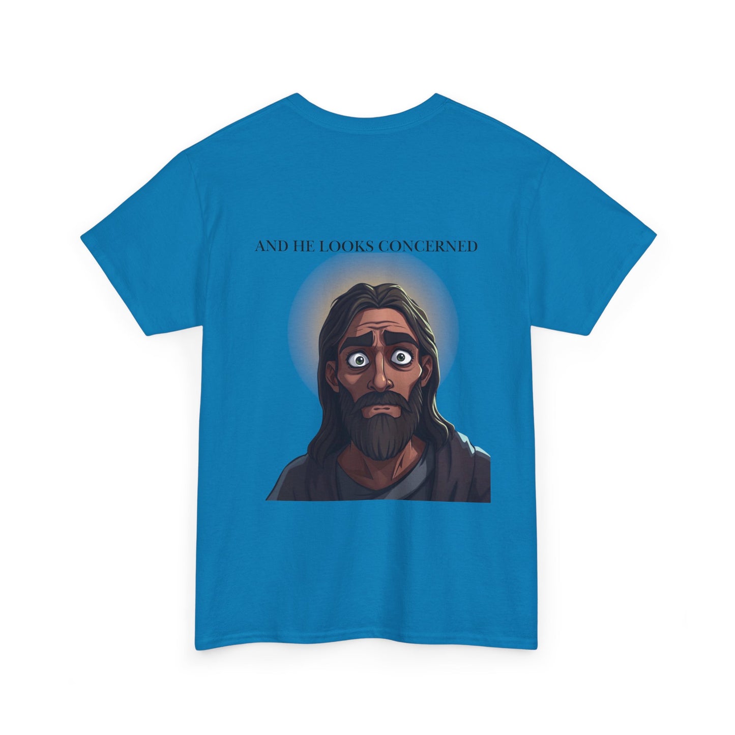 Funny Religious T-Shirt, Jesus is Watching Tee, Humorous Christian Apparel, Gift for Believers, Unique Faith-Based Clothing