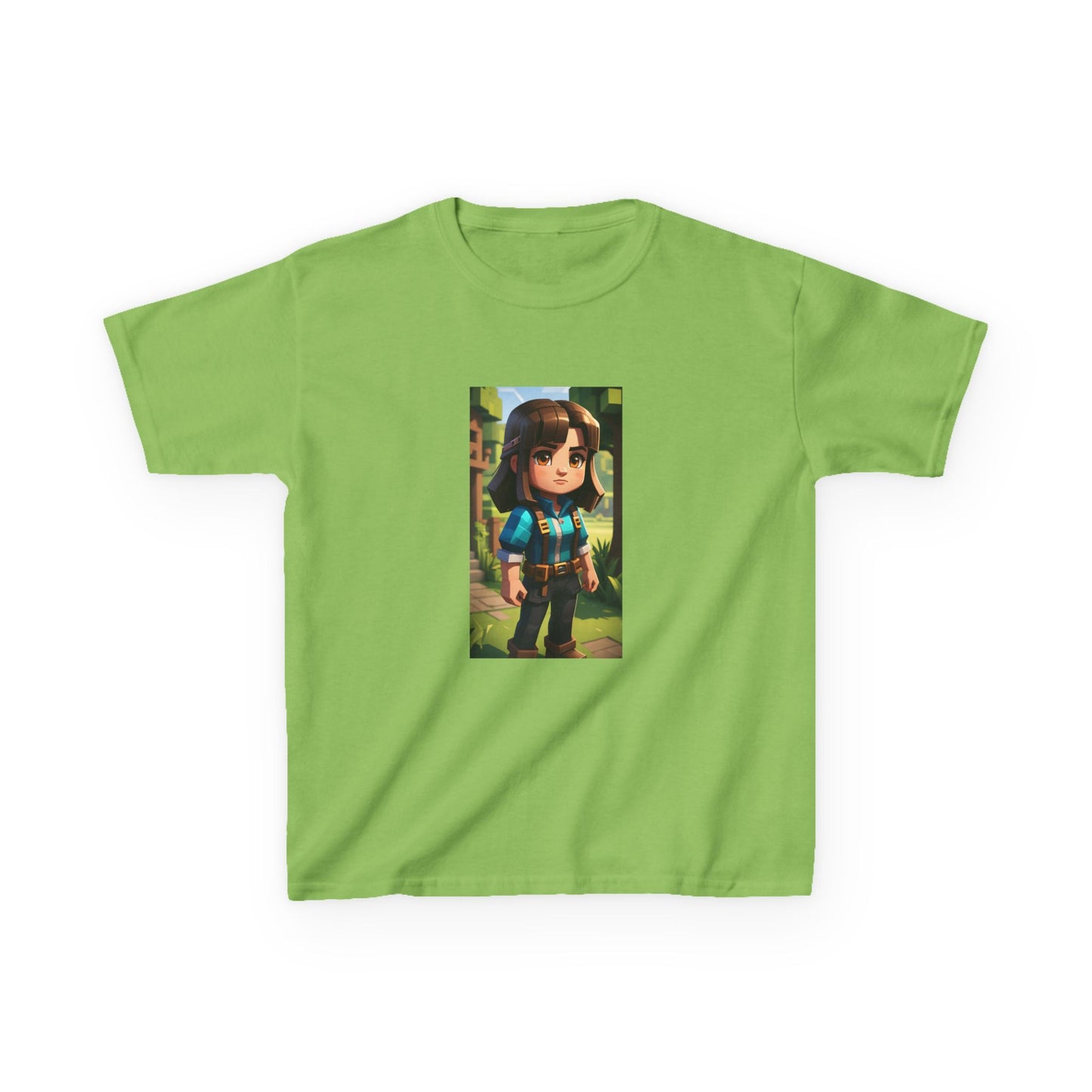 Windsor Wonders Block Gamer Girl Kids Heavy Cotton™ Tee