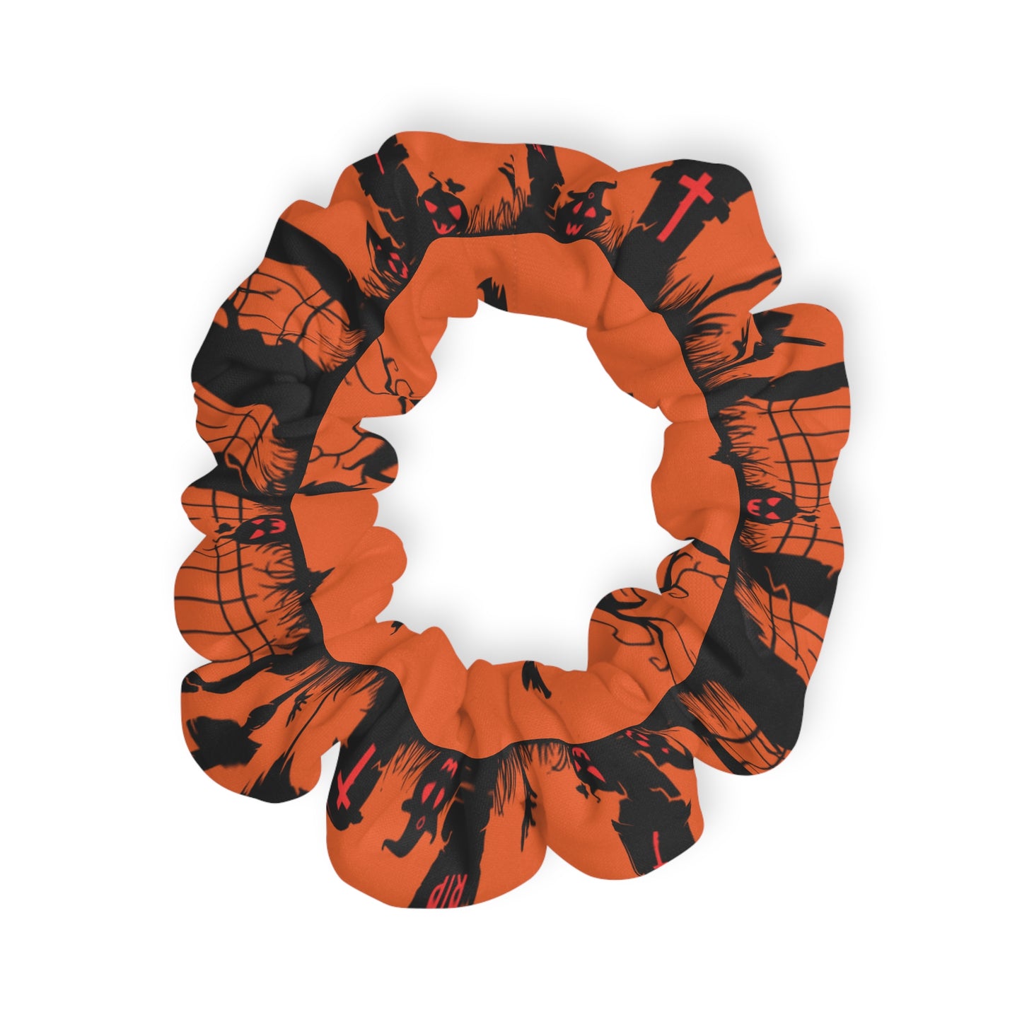 Windsor Wonders Orange Graveyard Scrunchie