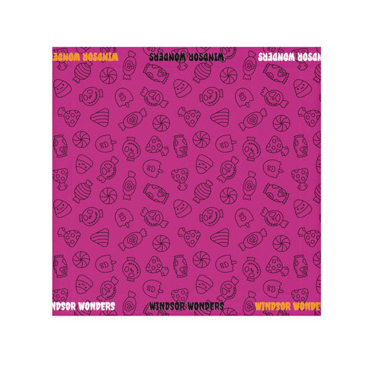 Windsor Wonders Pink Halloween Candy Face Towel
