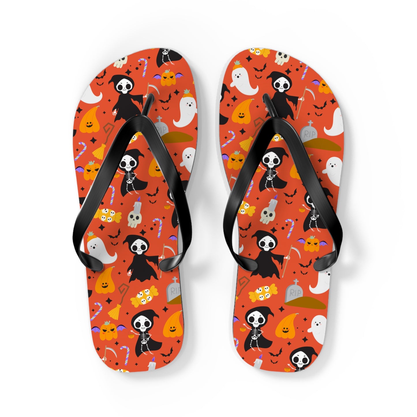 Windsor Wonders Reaper Halloween Flip Flops