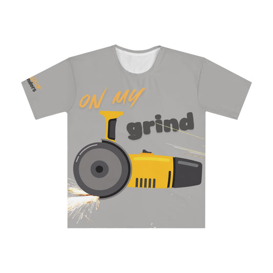Men's Graphic Tee: "On My Grind" | Casual Wear, Street Style, Gifts for Him, Workout Shirt, Motivational Fashion