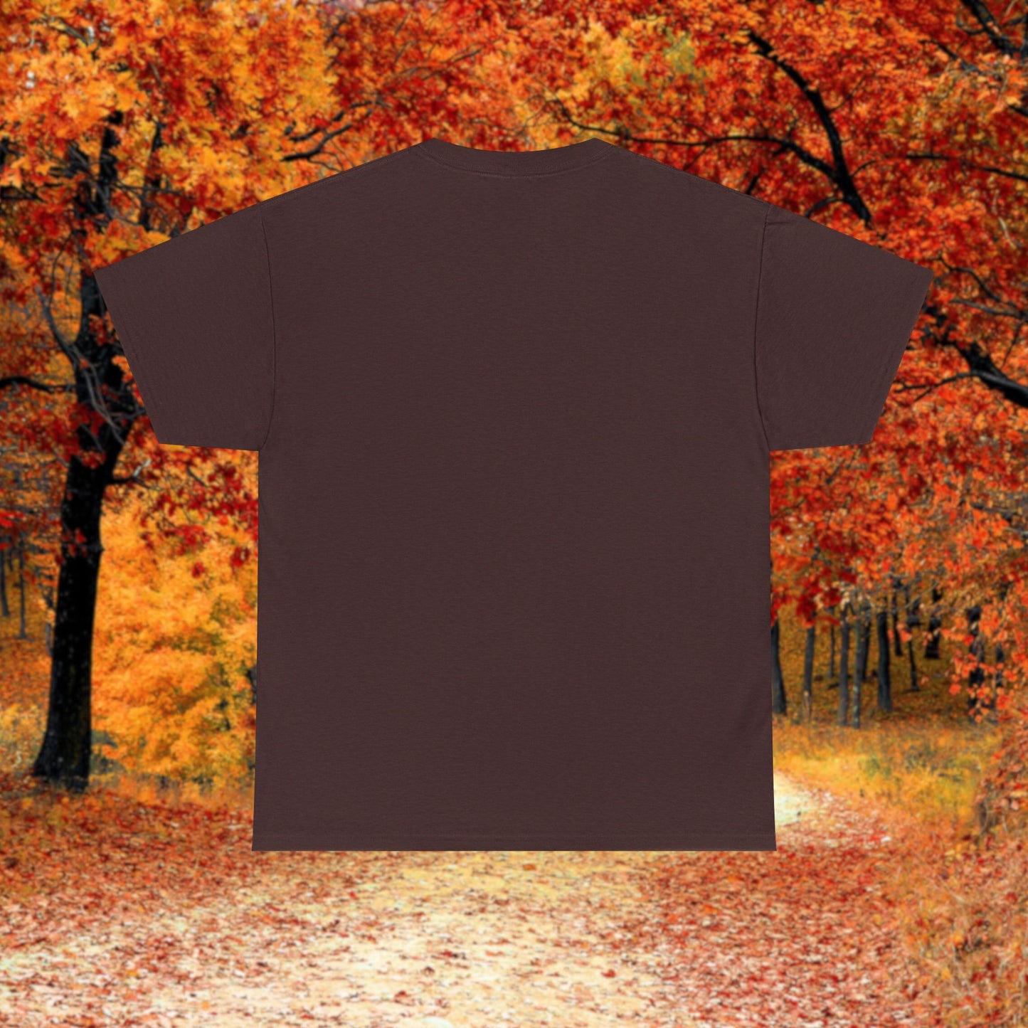 Autumn Tree Clown Tee, Unisex Cotton Shirt, Fall Fashion, Nature Lover Gift, Seasonal Wear, Thanksgiving Apparel