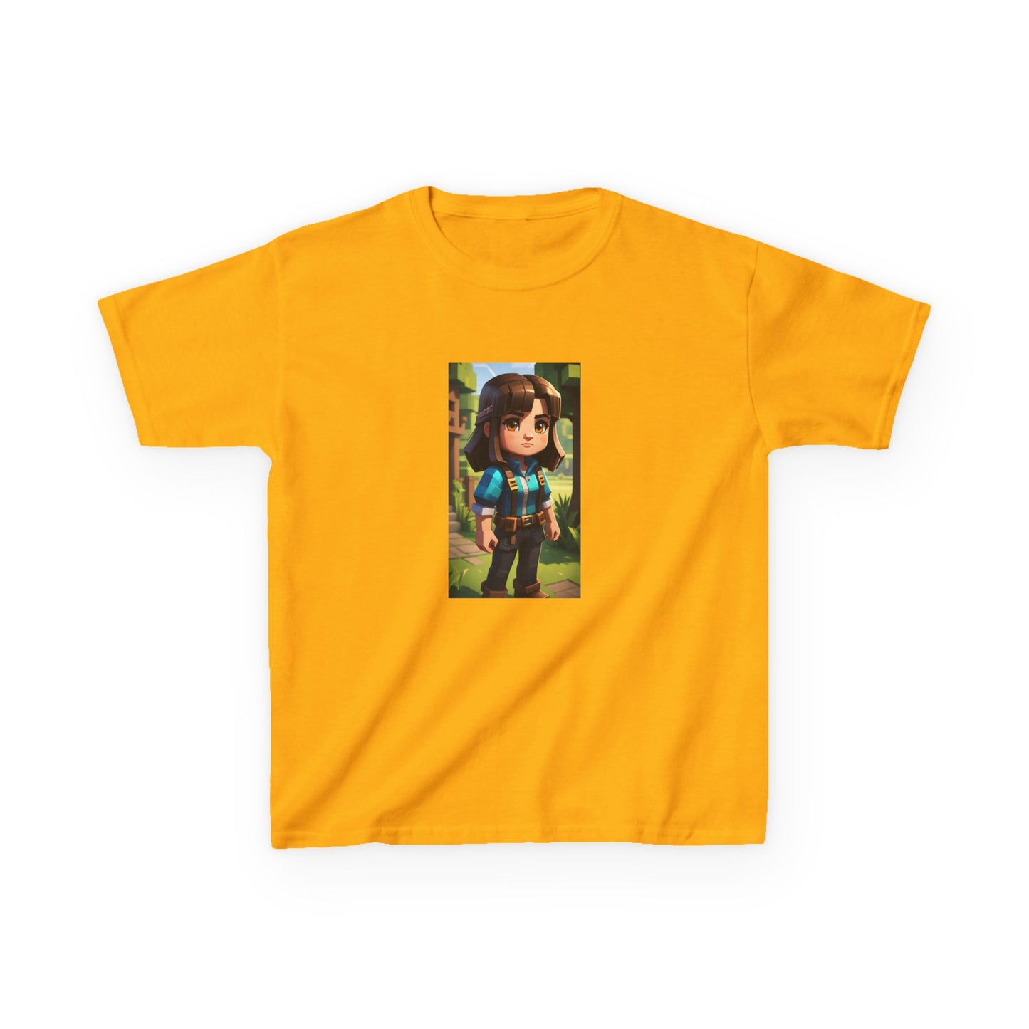 Windsor Wonders Block Gamer Girl Kids Heavy Cotton™ Tee