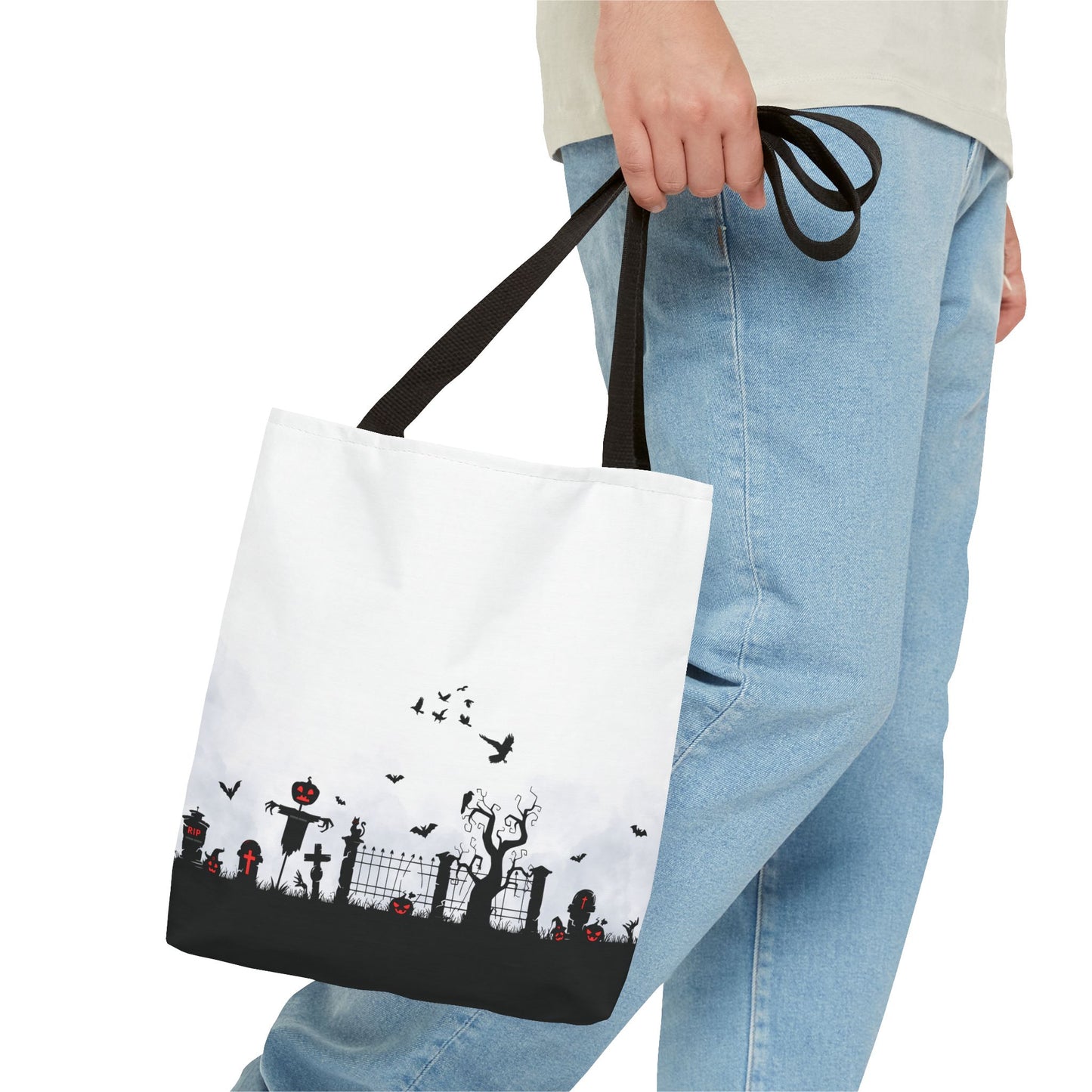 Windsor Wonders White Graveyard Tote Bag (AOP)