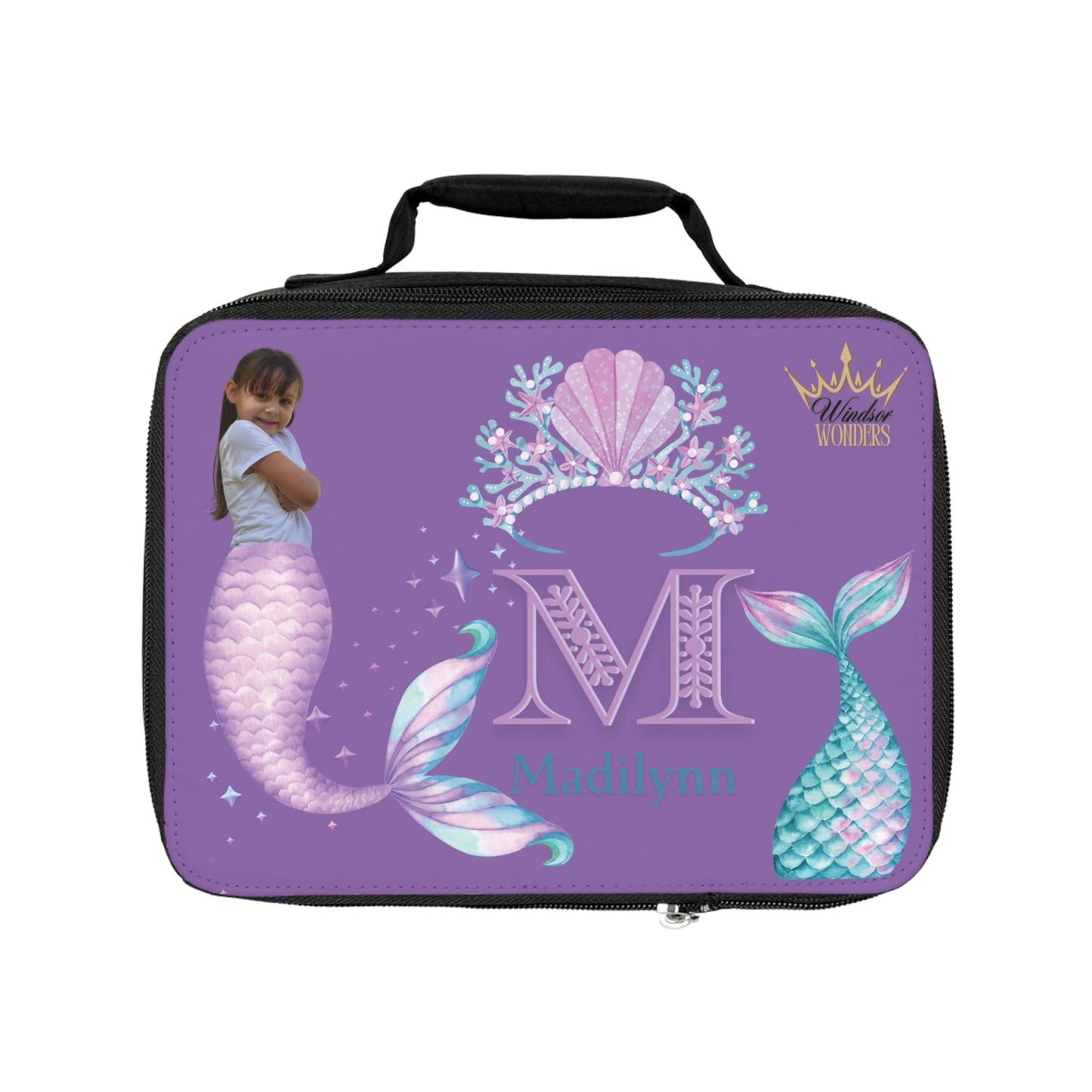 Madilynn Lunch Bag for Kids, Custom Insulated Lunchbox, Cute Snack Carrier, Perfect for School
