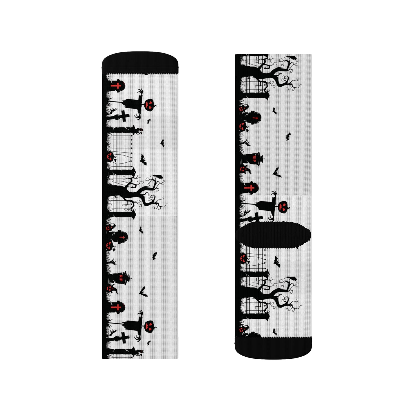Windsor Wonders White Graveyard Sublimation Socks