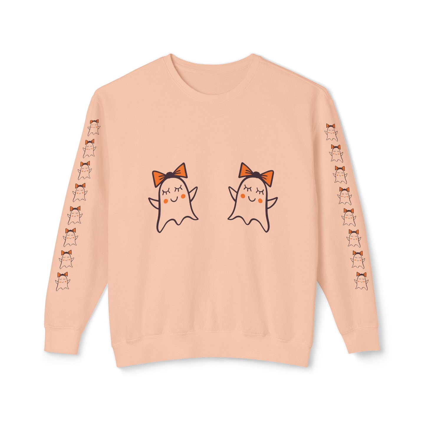Cute Ghosts Unisex Lightweight Crewneck Sweatshirt