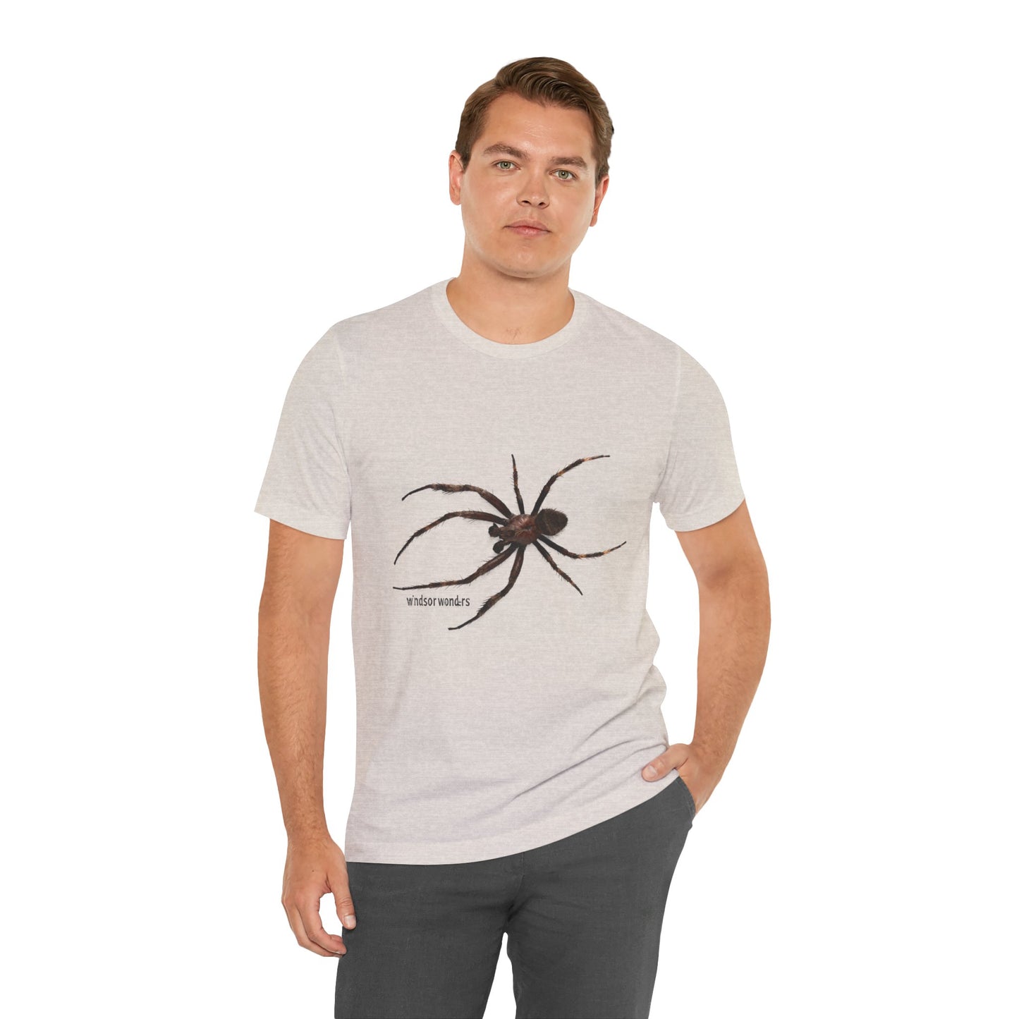 Weaver Spider Tee - Unisex Jersey Short Sleeve Tee, Halloween Shirt, Graphic Tee for Nature Lovers, Gift for Arachnophobes, Casual Wear