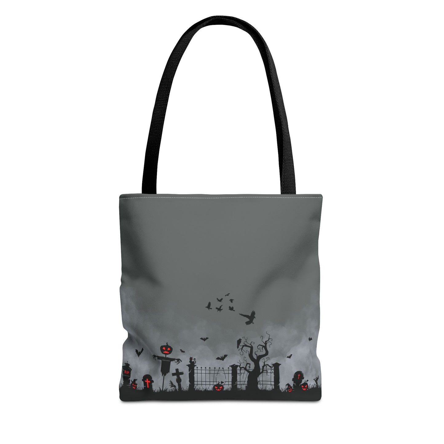 Windsor Wonders Dark Grey Graveyard Tote Bag (AOP)